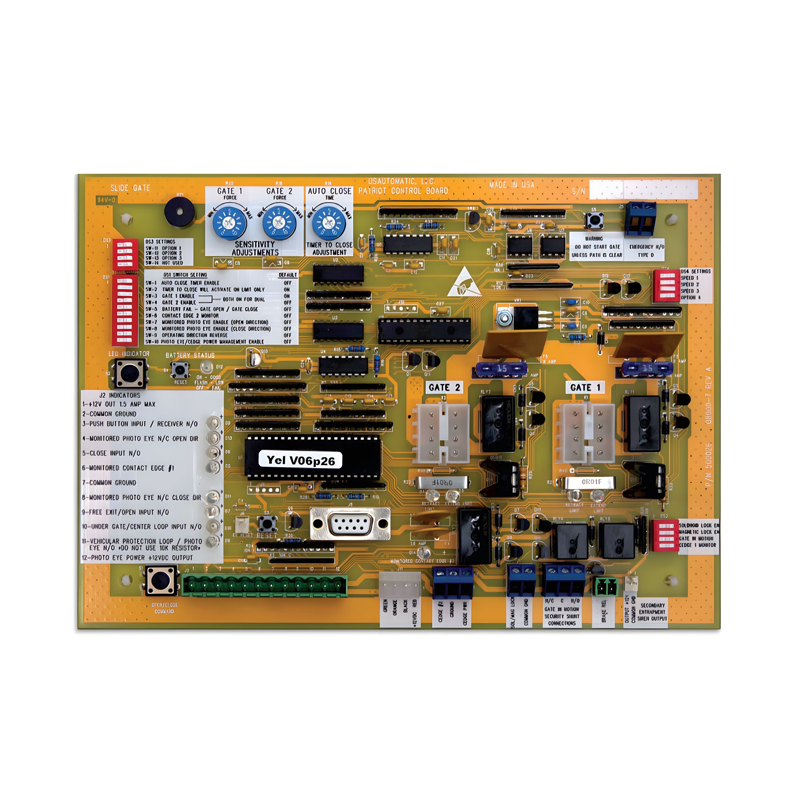 US Automatic 500026 Control Board for Gate Operators