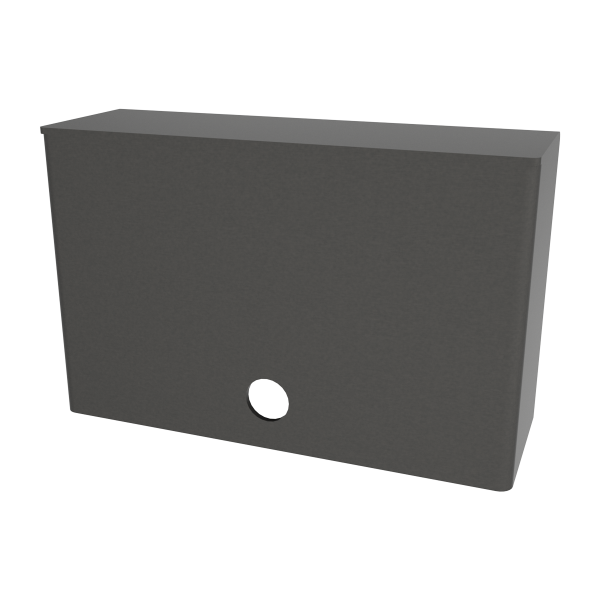 All-O-Matic AWMB-6 6" STEEL WHEEL BOX - CLEAR ZINC