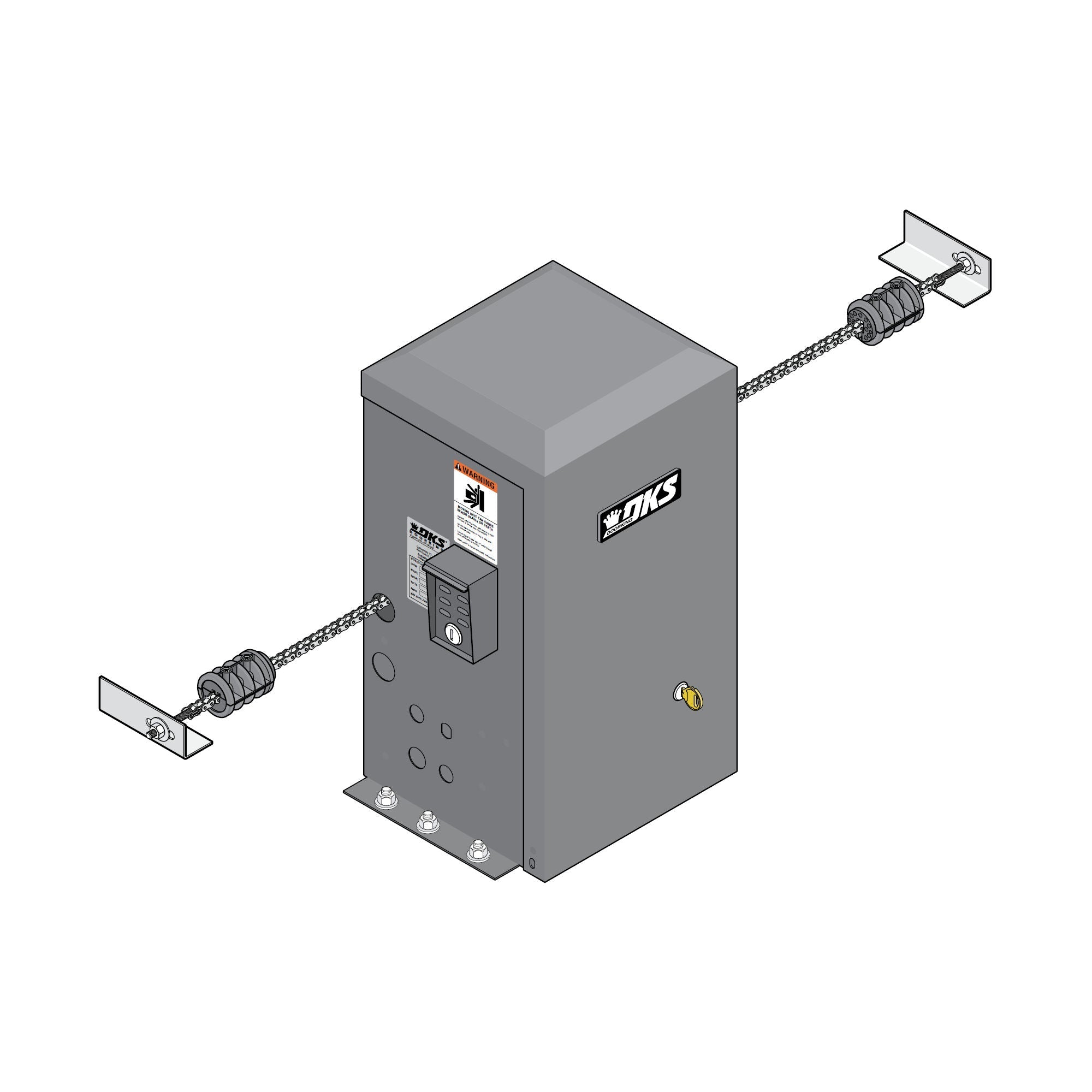 DoorKing 9050-380 Slide Gate Operator - Steel Cover