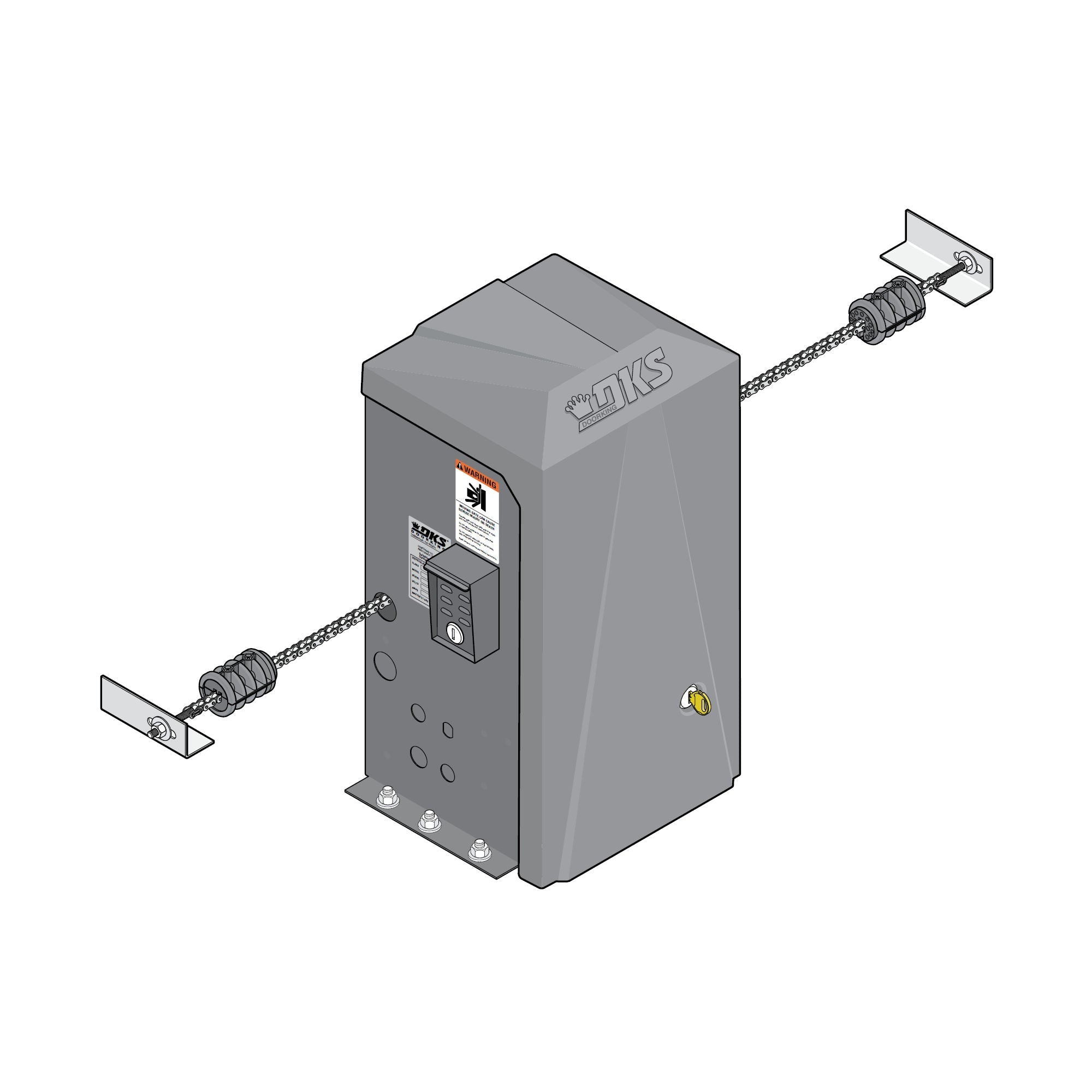 DoorKing 9050-385 Slide Gate Operator - Poly Cover