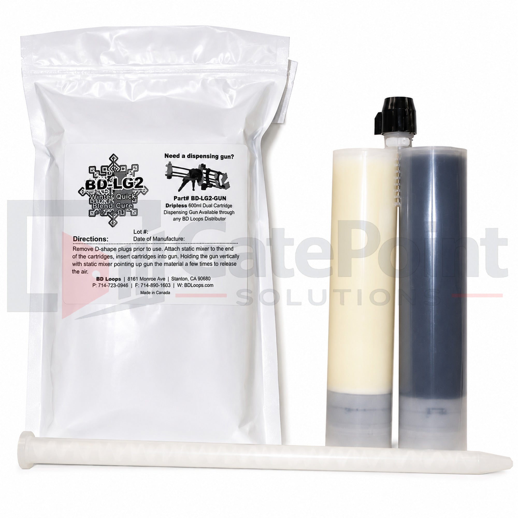 BD Loops BD-LG2 Winter Blend Quick Cure Detector Loop Sealant – 600ml Dual Cartridge