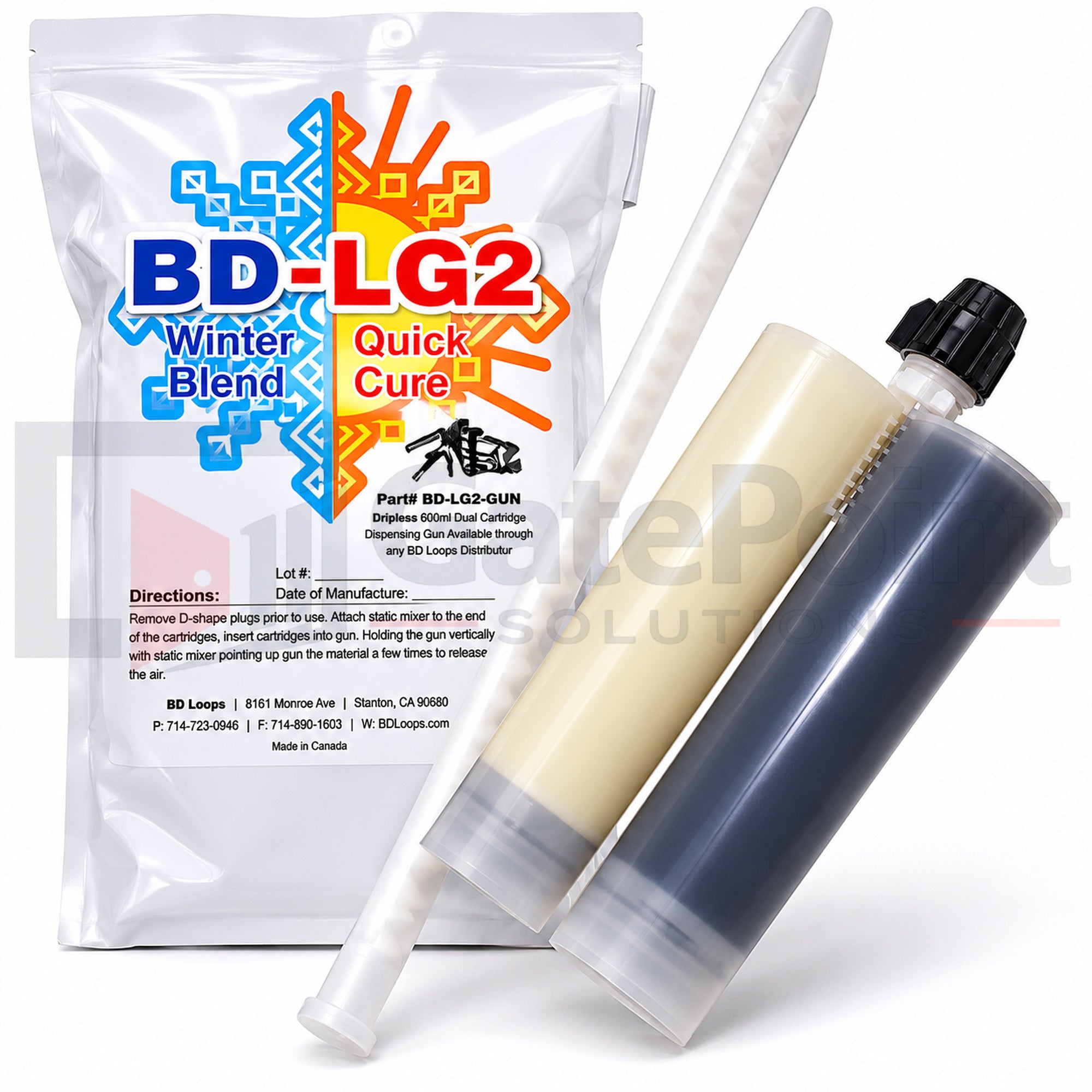 BD Loops BD-LG2 Winter Blend Quick Cure Detector Loop Sealant – 600ml Dual Cartridge