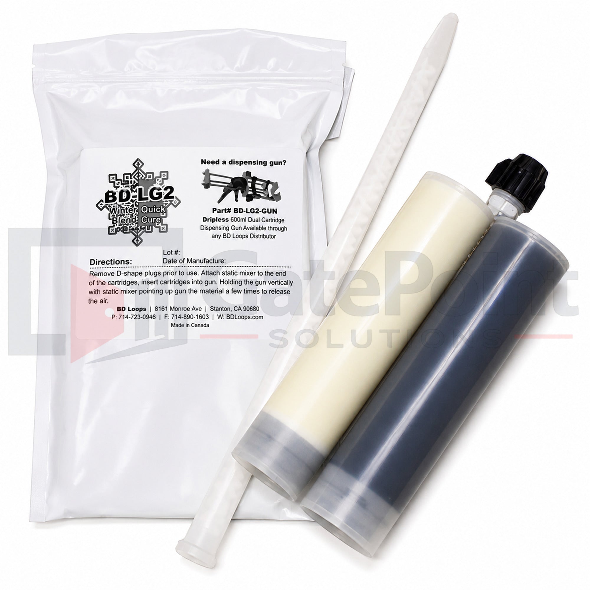 BD Loops BD-LG2 Winter Blend Quick Cure Detector Loop Sealant – 600ml Dual Cartridge