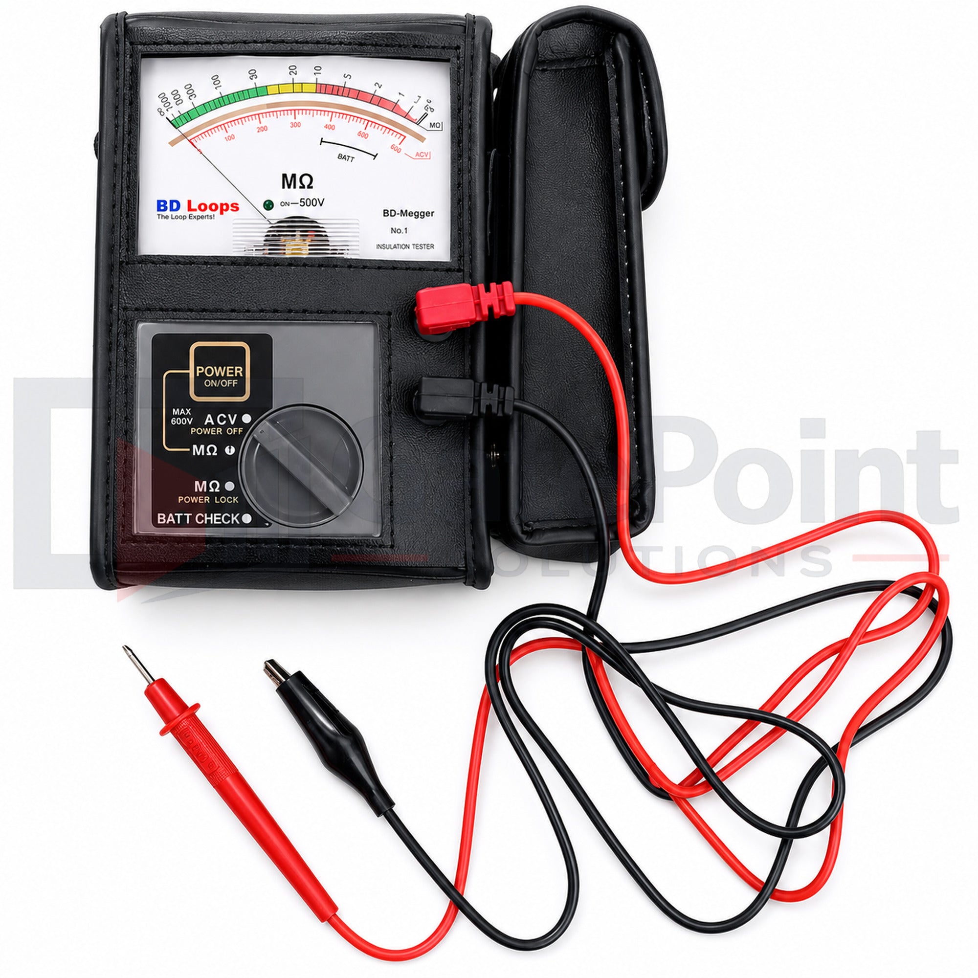 BD Loops BD-Megger Analog Loop Insulation Tester & 500V Megohmmeter