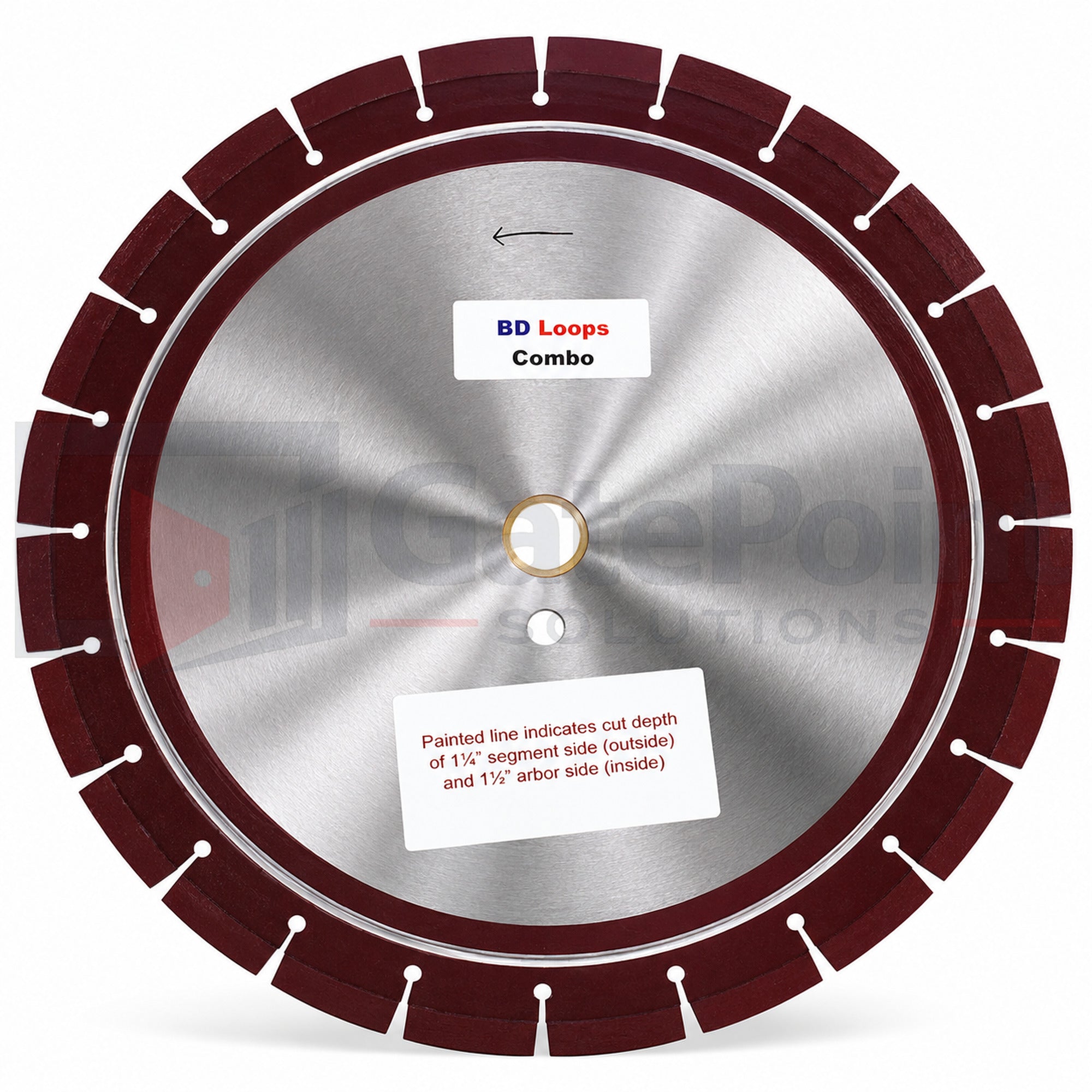 BD Loops SB-B Combo 14" Diameter 3/16" Pro Diamond Blade for Asphalt & Concrete Loop Installation