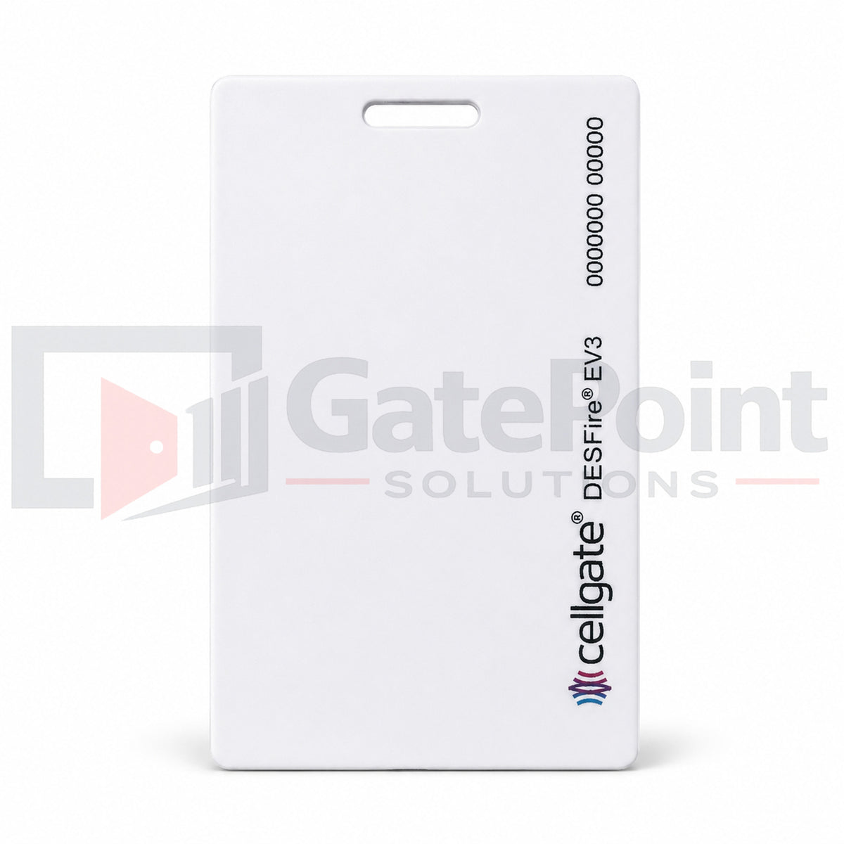 CellGate CGCC1 DESFire EV3 Encrypted Clamshell Access Cards (Pack of 100)