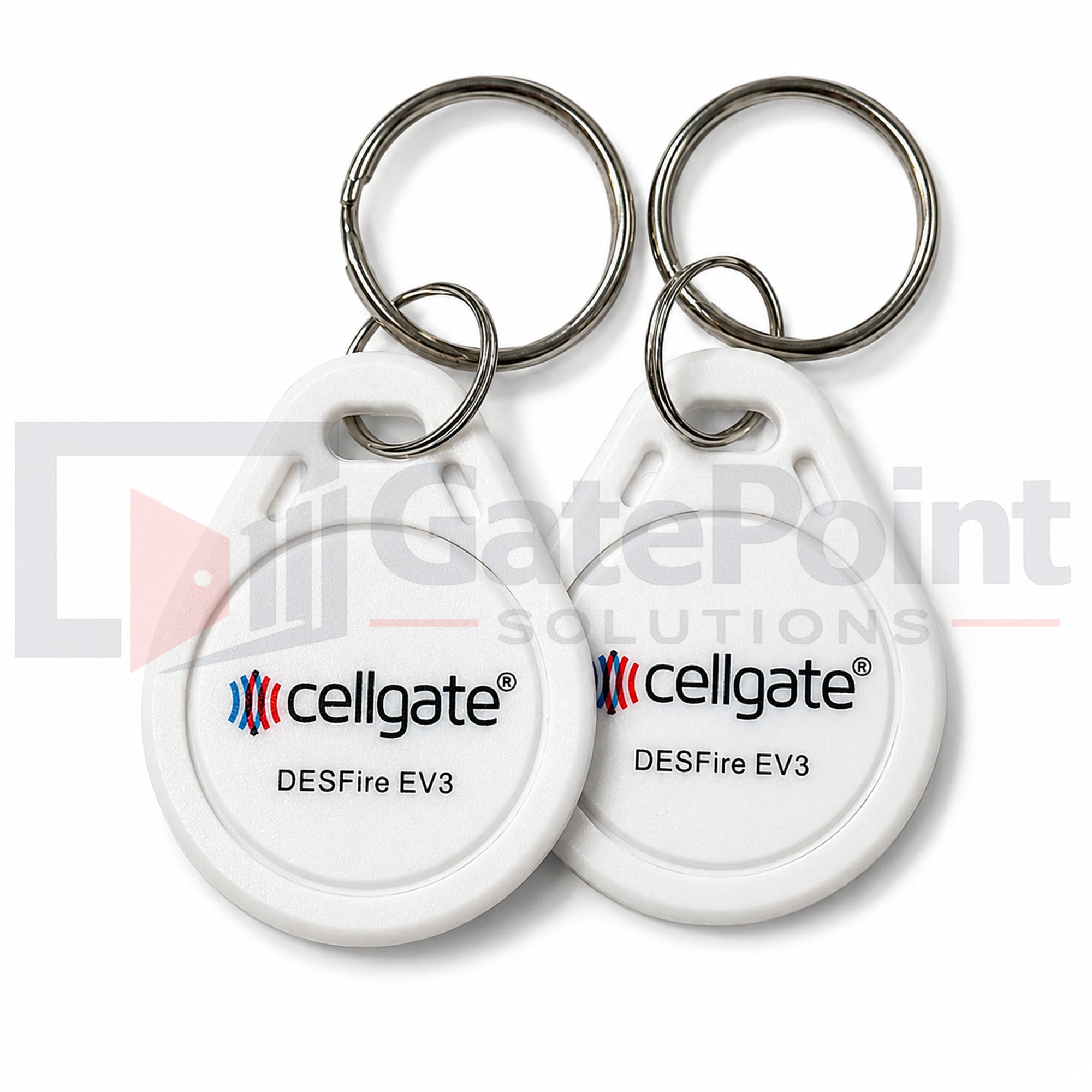 CellGate CGF1 DESFire EV3 Encrypted RFID Key Fobs (Pack of 100)