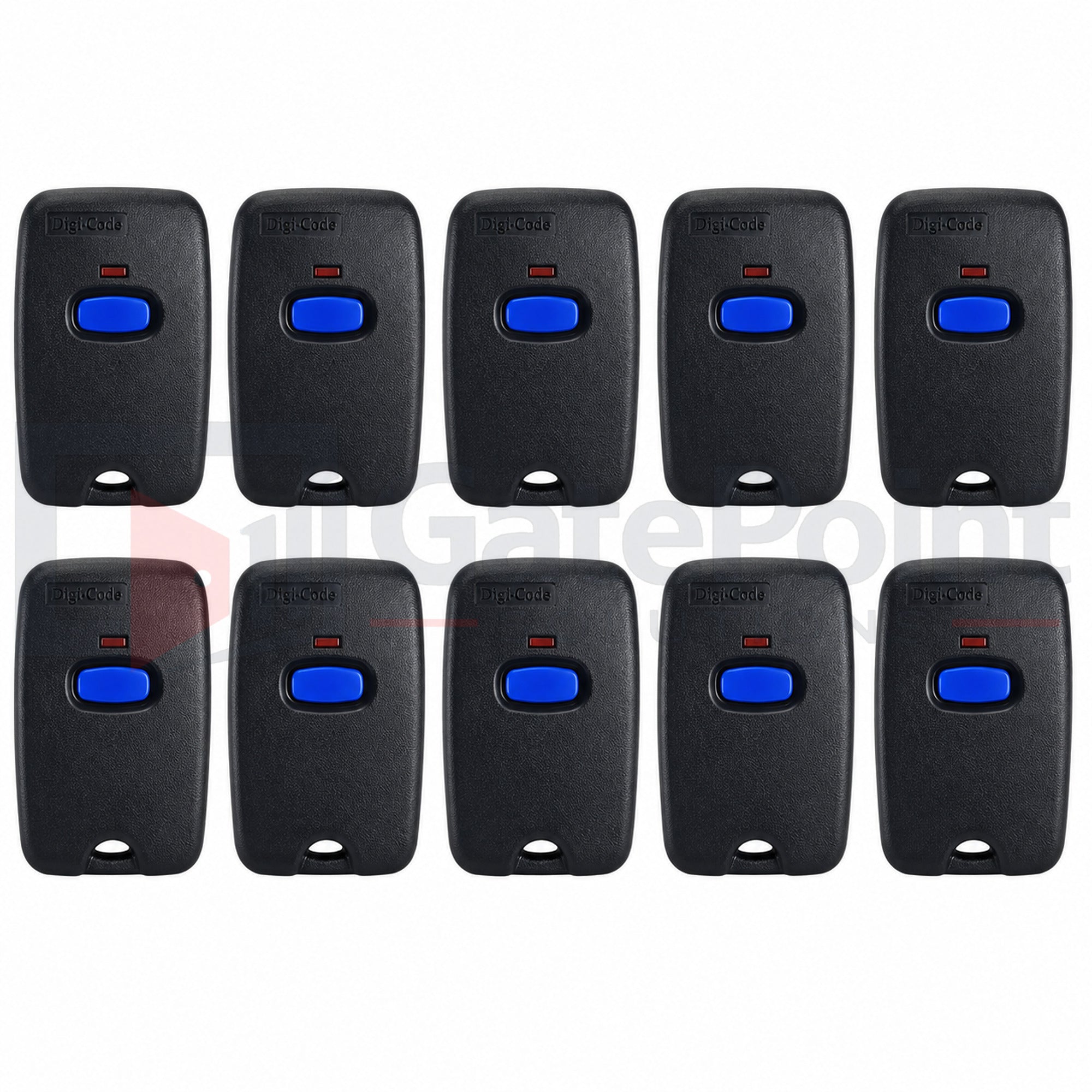 Digi-Code DC-MT 310MHz Delta 3 Compatible 1-Button Keychain Remote Control (10-Pack)
