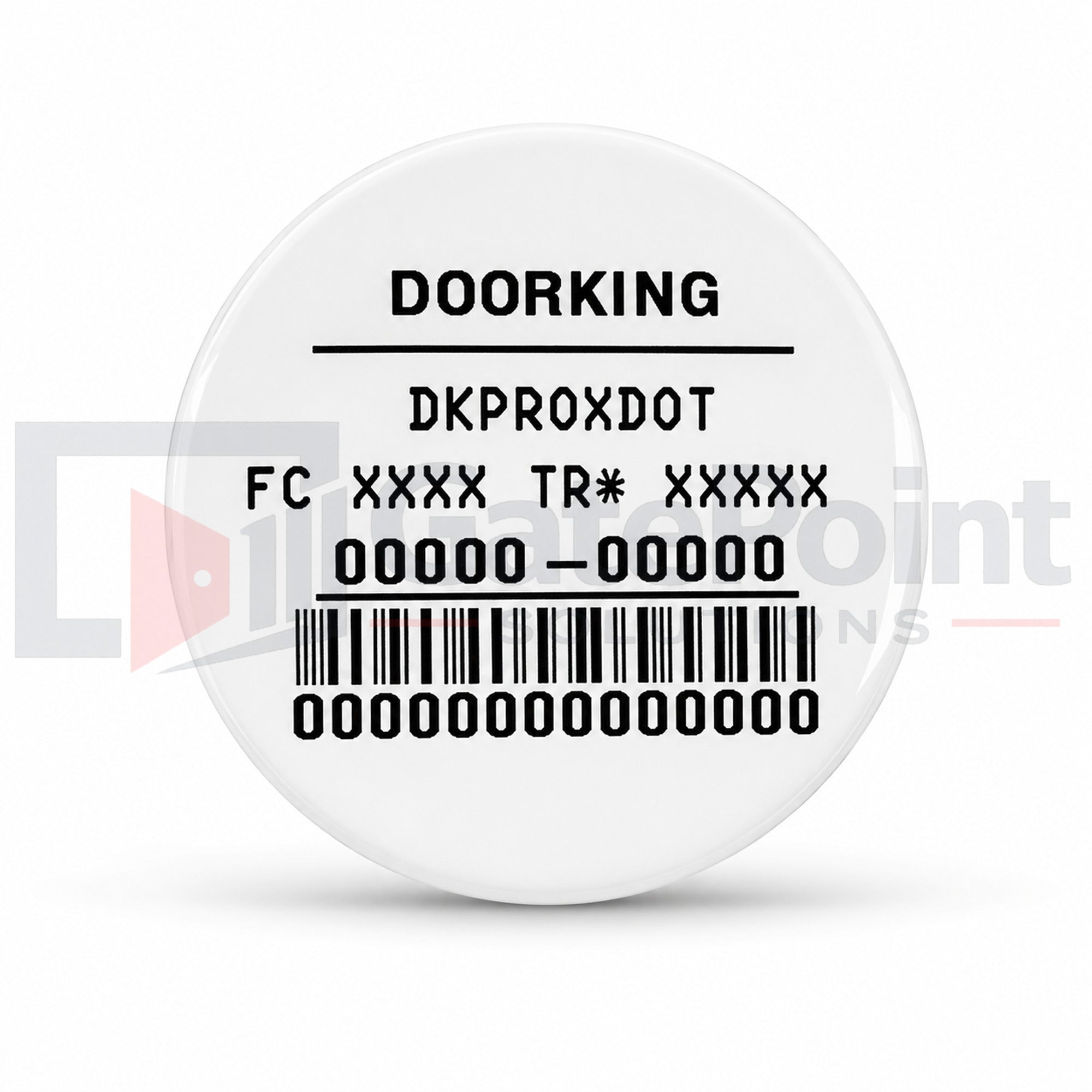 DoorKing 1508-130 DK Prox® Factory Pre-Coded Proximity Dots (Pack of 50)