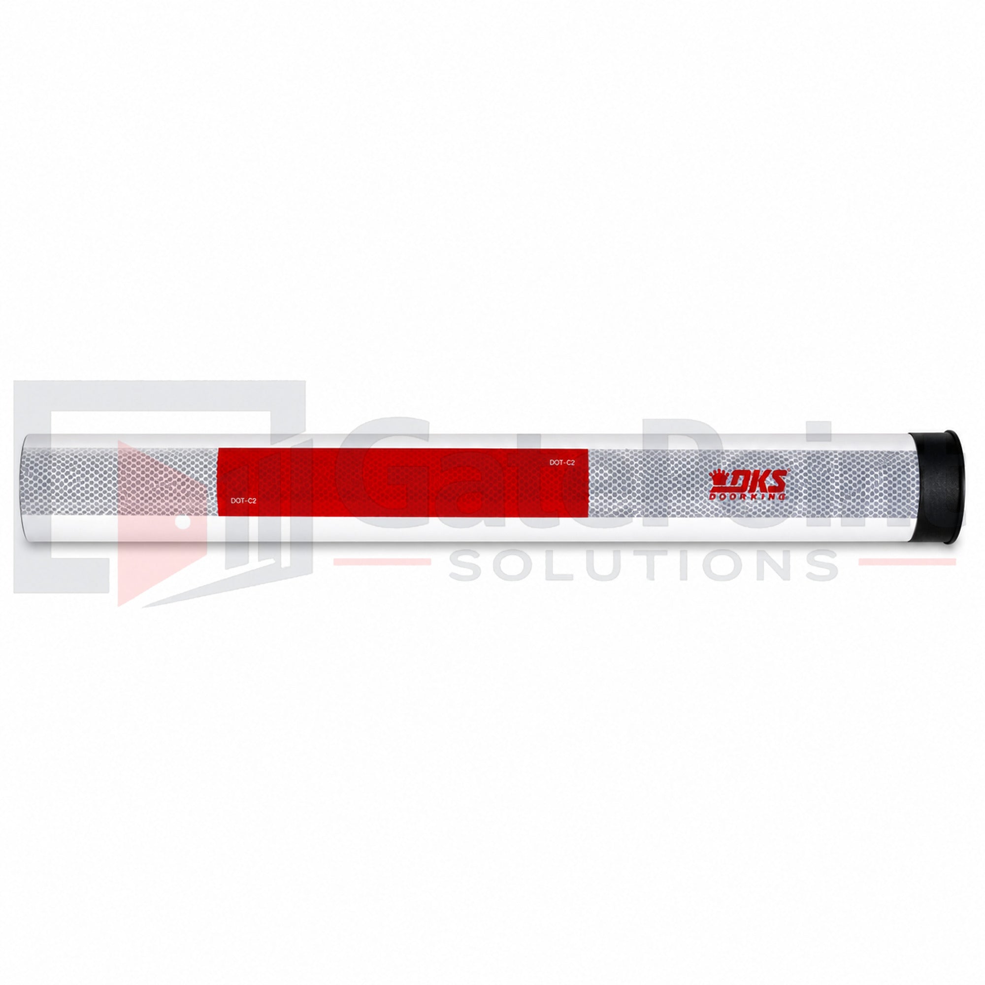 DoorKing 1601-524 14 ft. Round Aluminum Barrier Arm (2-Piece) for DoorKing Barrier Gate Operators