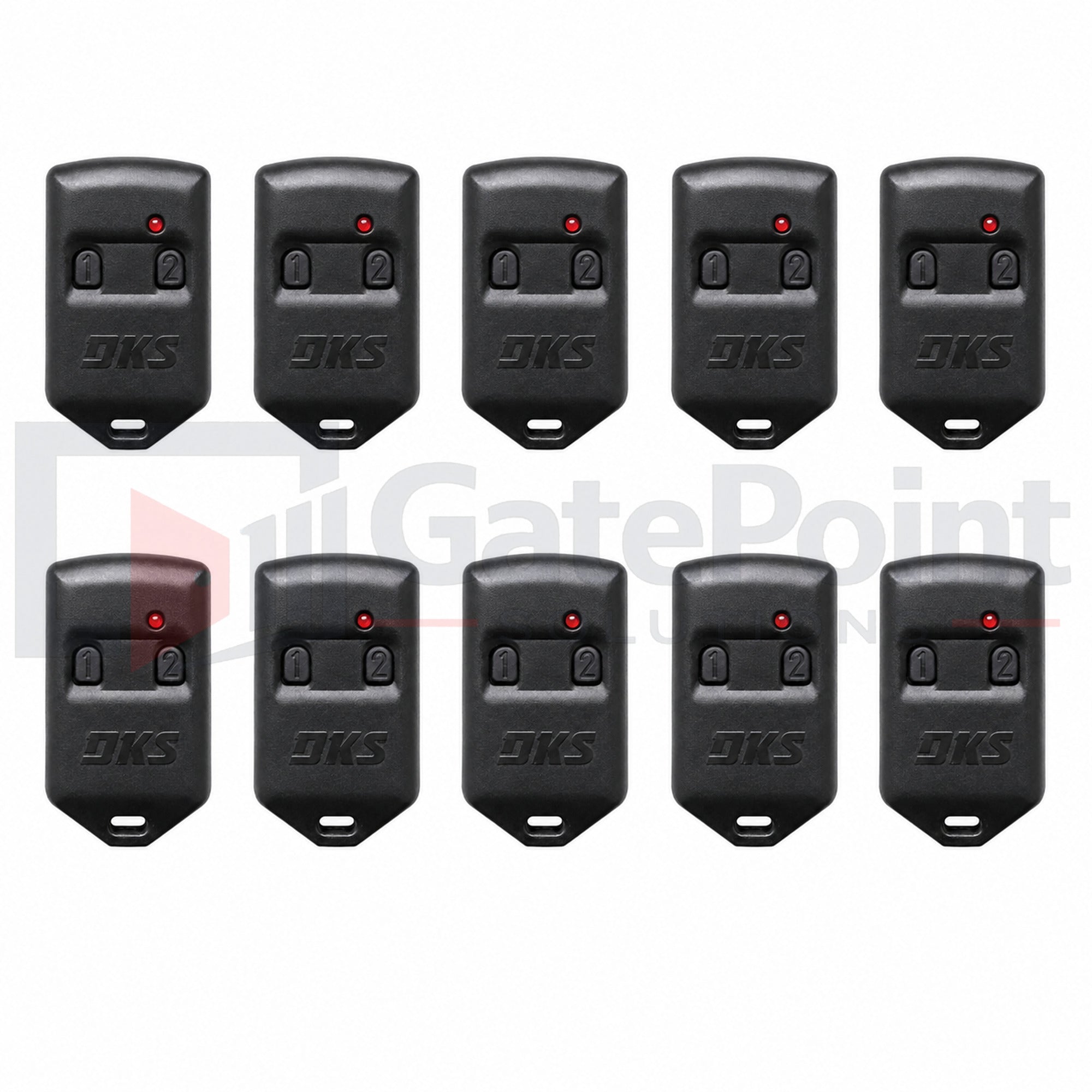 DoorKing 8070-080 MicroPlus® 2-Button Gate & Access Control Transmitters (Pack of 10)
