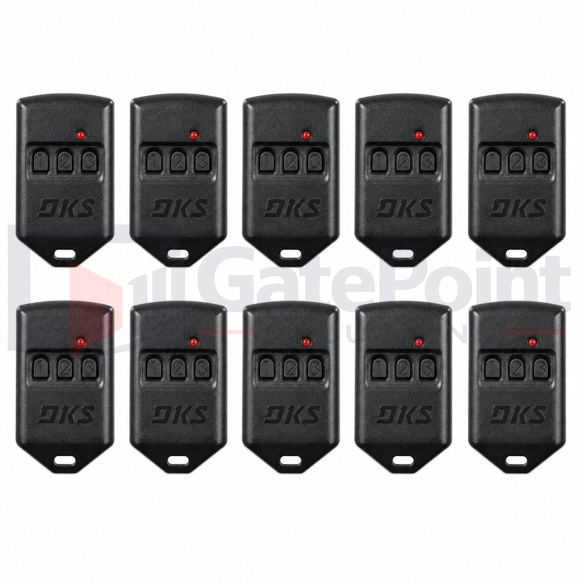 DoorKing 8071-080 MicroPlus® 3-Button Gate & Access Control Transmitters (Pack of 10)