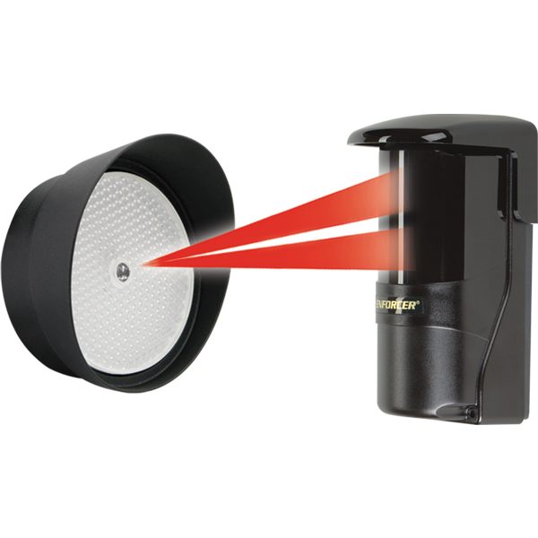 Reflective Photoelectric Beam Sensor, ETL UL325 Compliant, 50ft