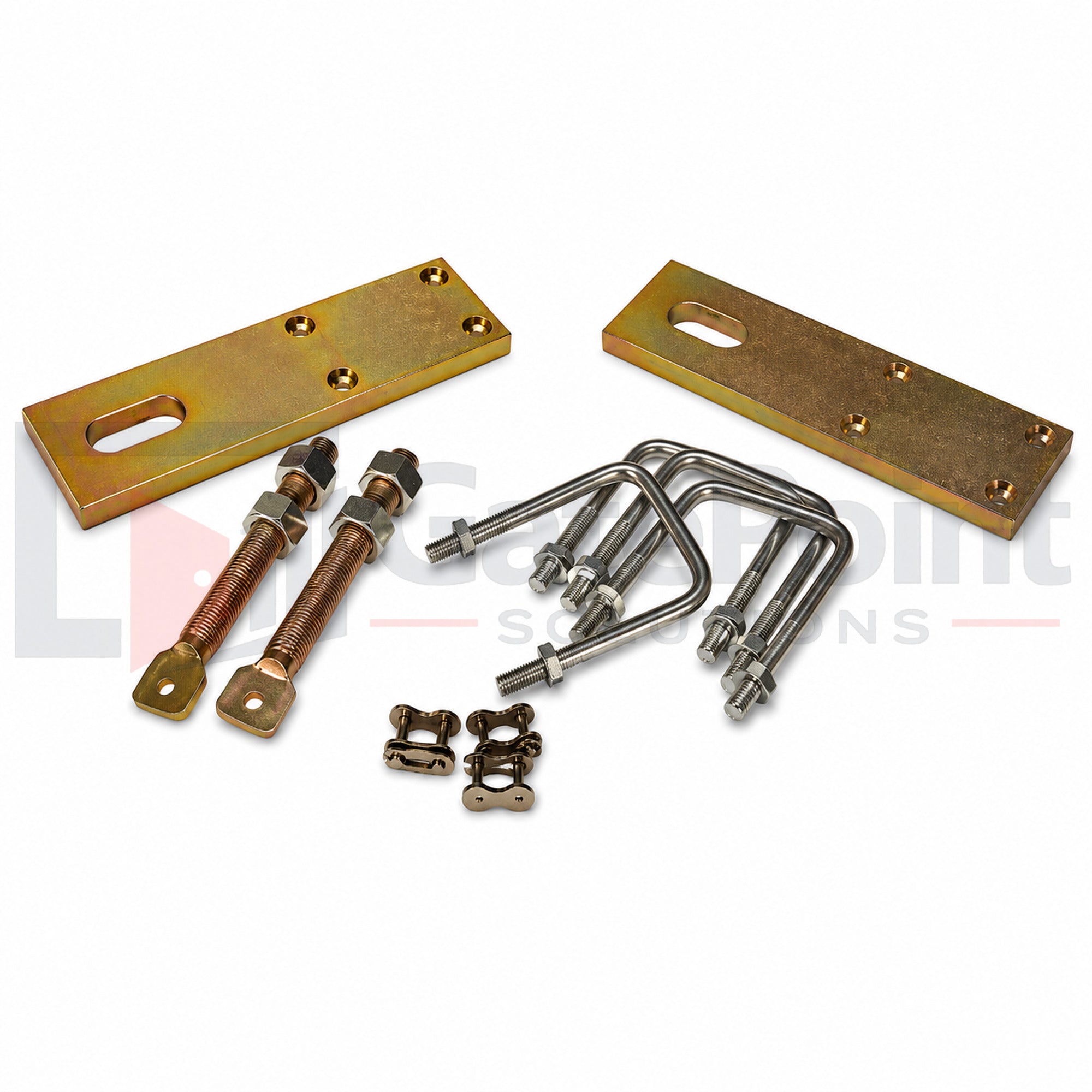 Eagle E300 No Weld Chain Bracket Kit for Slide Gate Operators (Chain Not Included)