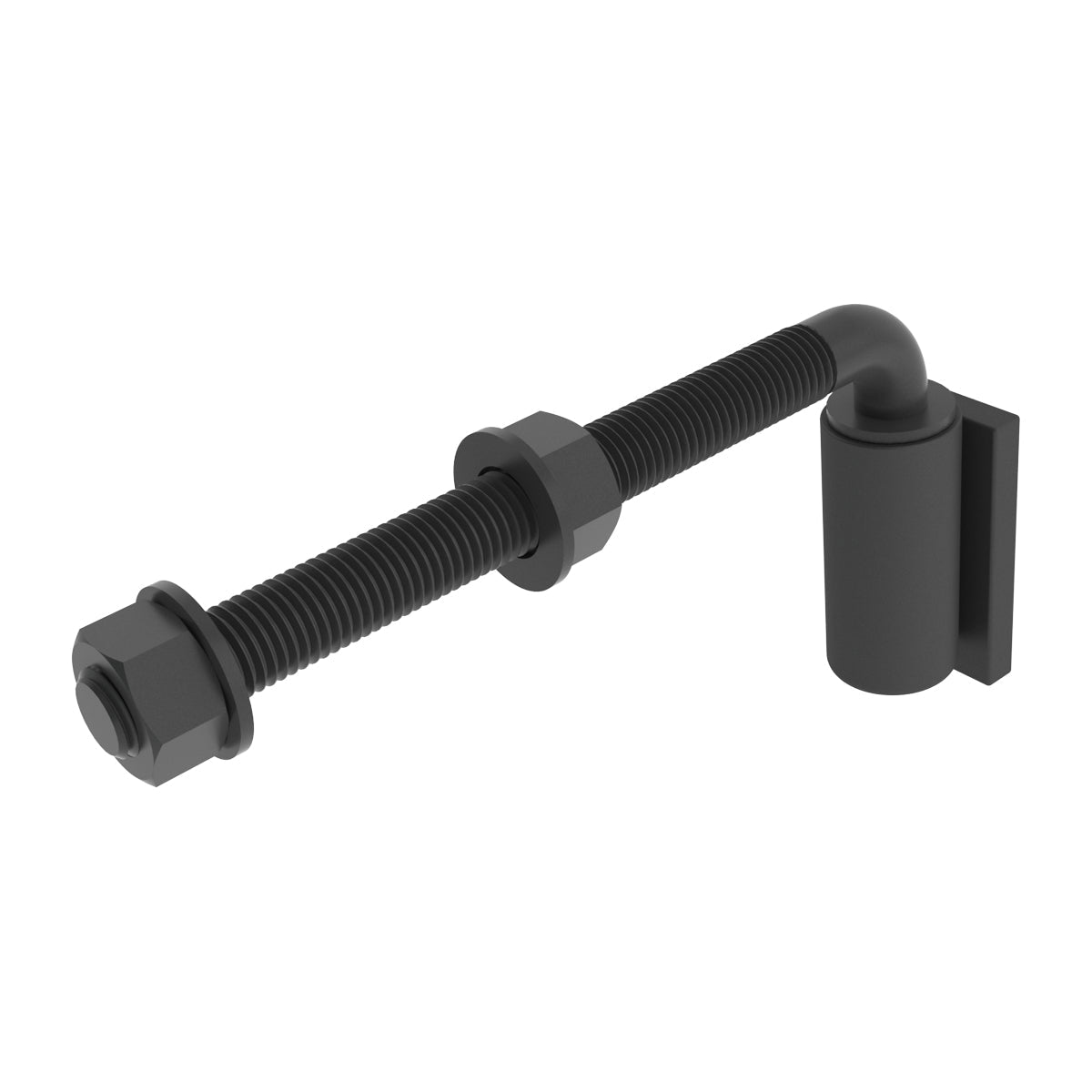 Security Brands K-GBHA700B J-Bolt Barrel Hinges 7-Inch (Pair)