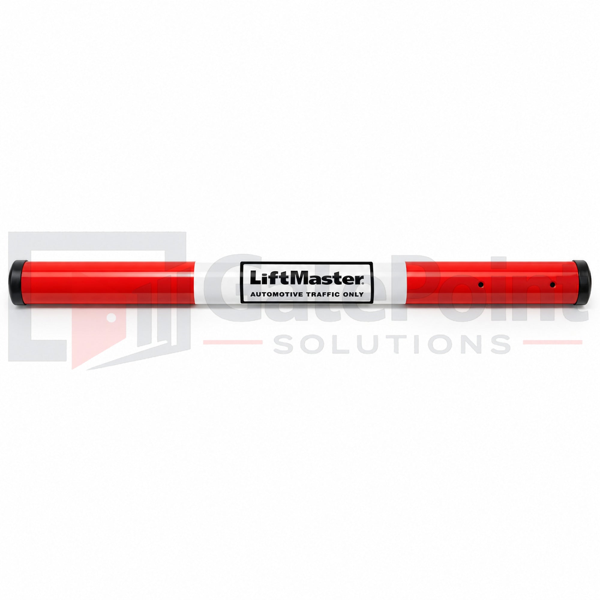 LiftMaster MA024RDOT 12 ft Aluminum Barrier Arm with Red/White Reflective Dot Stripes