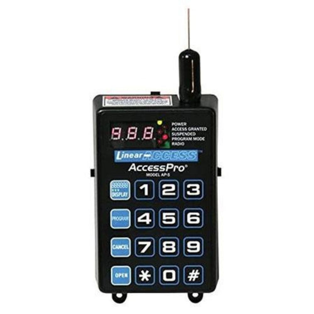 Linear MegaCode Two Gate/Doors Wireless Access Controller – Black | LIN-AP-5