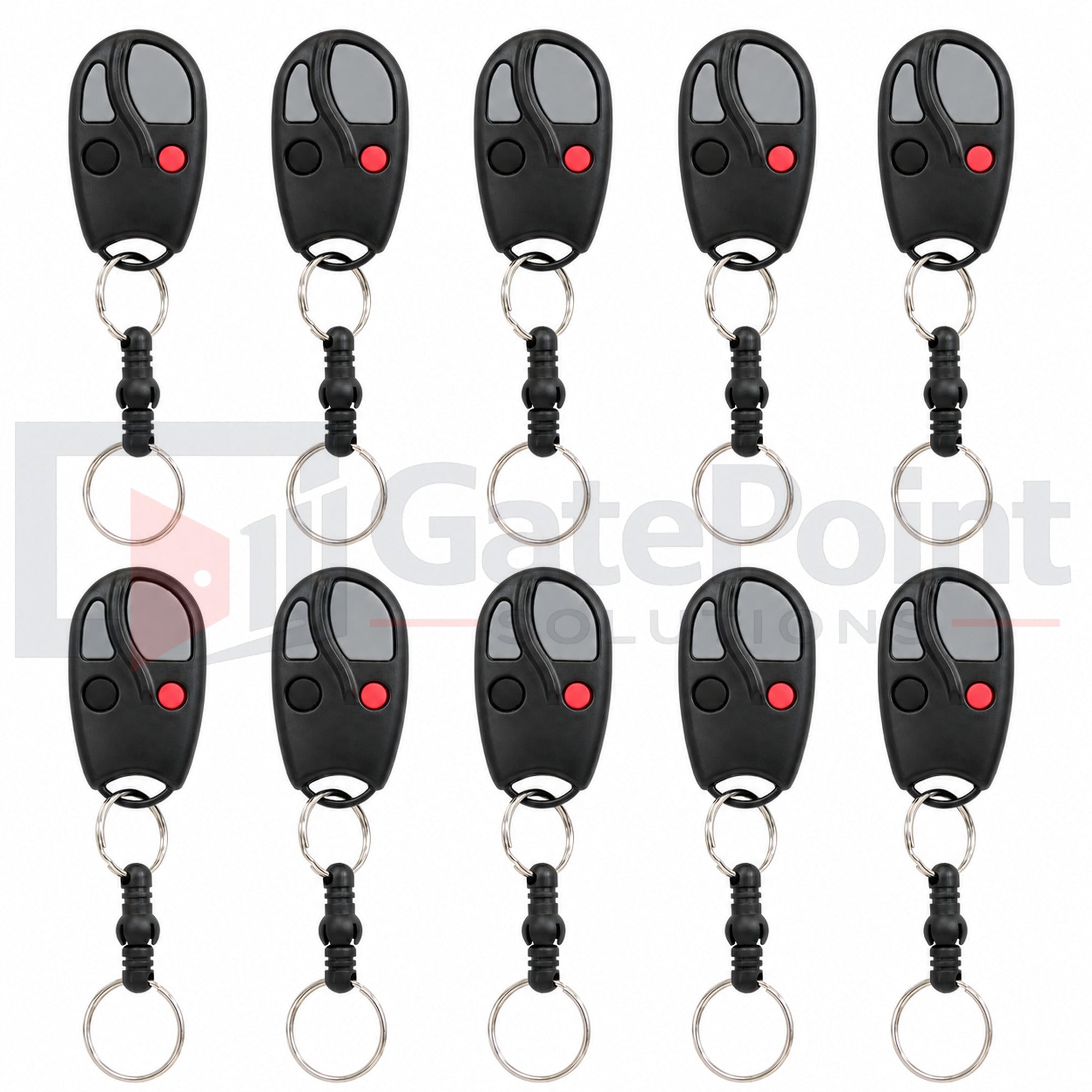 Linear ACT-34B 4-Channel MegaCode Block-Coded Key Chain Remote Transmitter, 318 MHz (Box of 10)