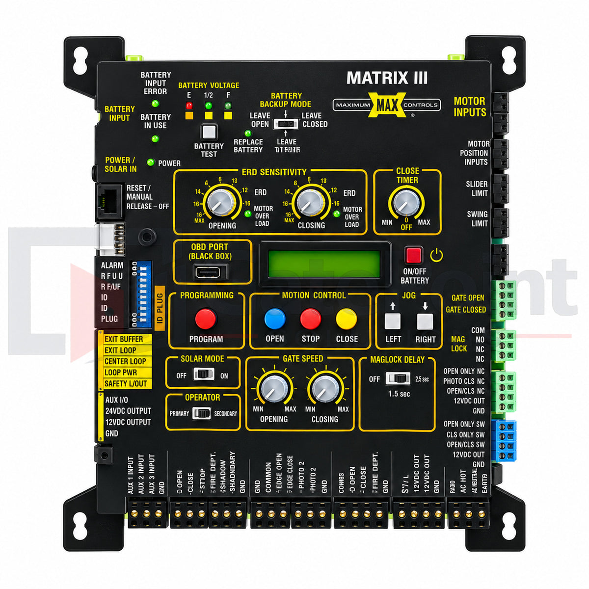 Maximum Controls MXPRO Matrix III Control Board for PRO Series Gate Operators