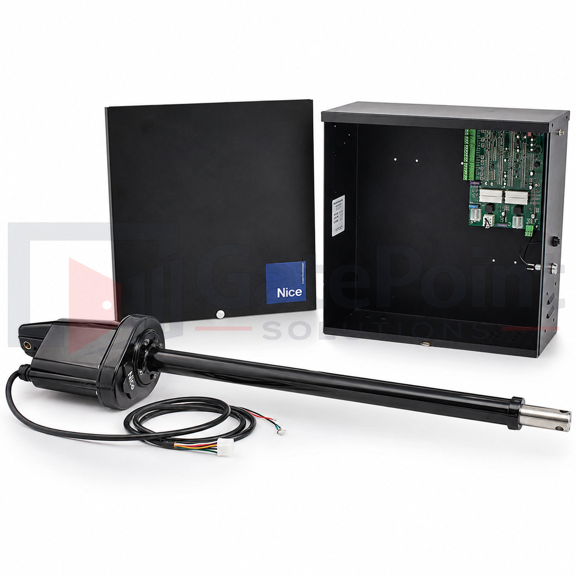 Nice Apollo 1500 Linear Actuator Swing Gate Operator – Solar & AC Compatible