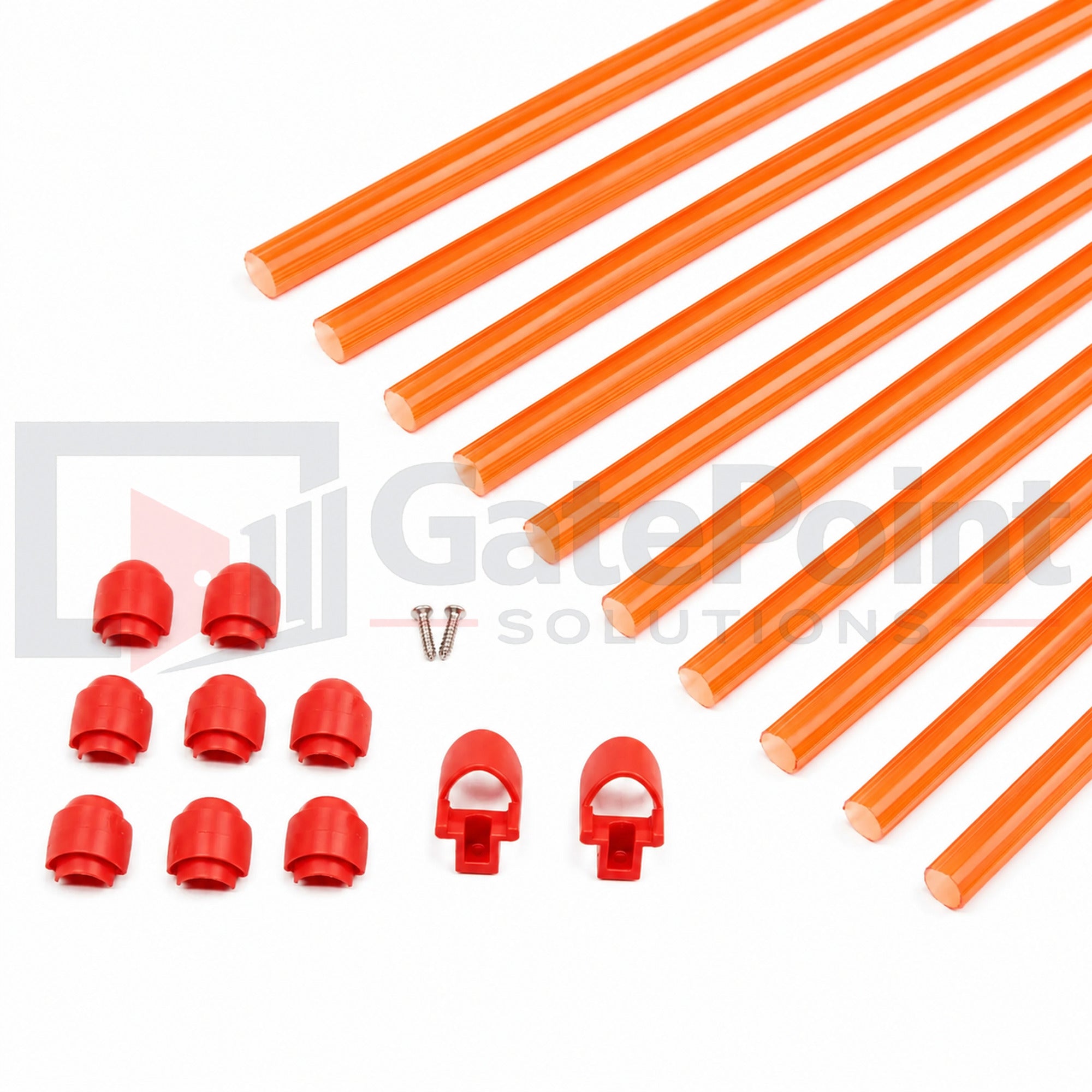 Nice XBA13 Rubber Impact Protection Strips (9-Pack) for MBAR & LBAR Barrier Arms