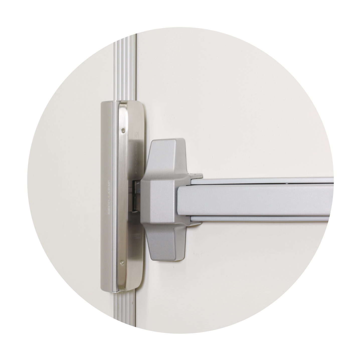 Surface-Mount Bracket for SECO-LARM Rim Strikes