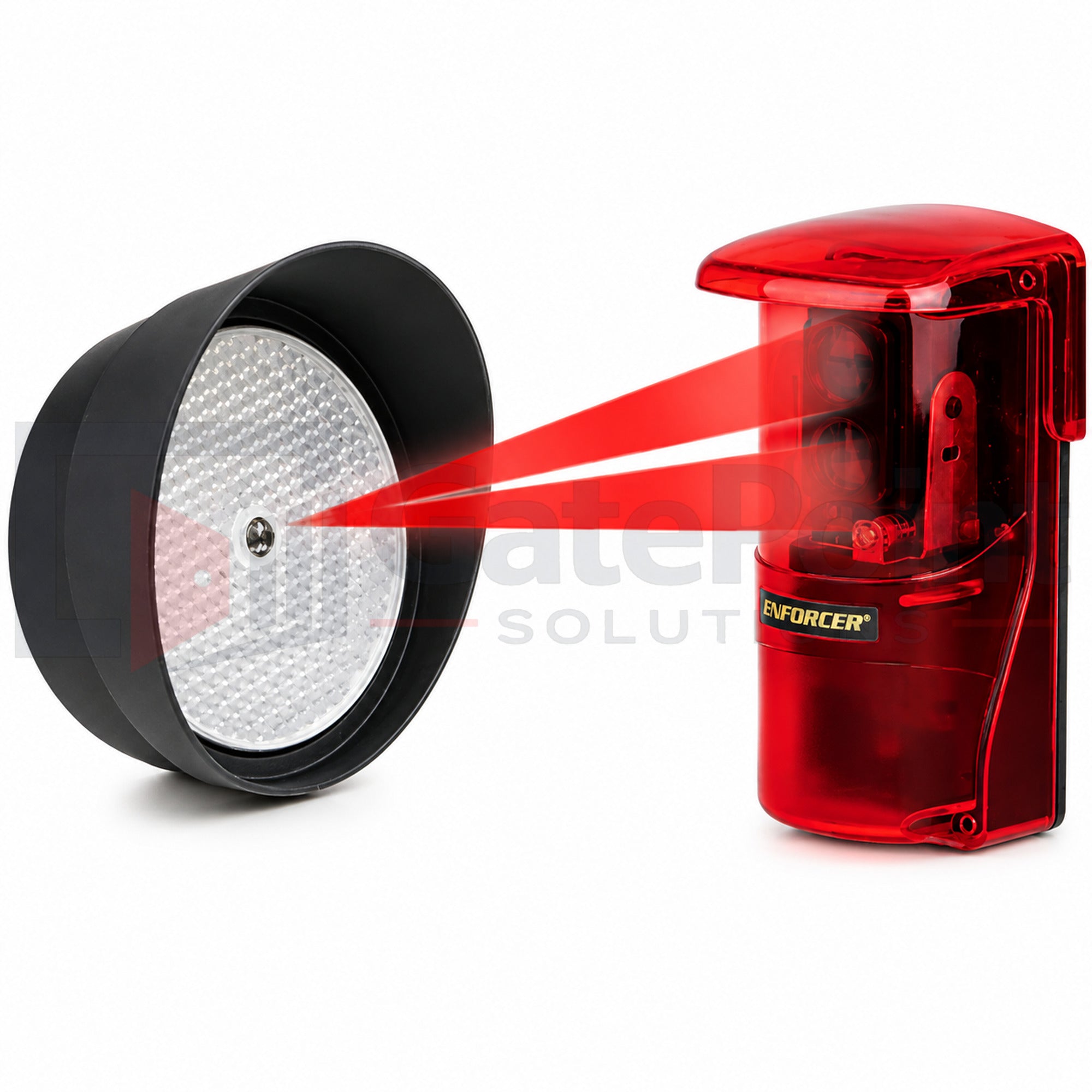 SECO-LARM E-931-S33PRGQ Polarized Reflective Photoelectric IR Beam Sensor, ETL Listed, 33 ft Range, IP55 Weatherproof