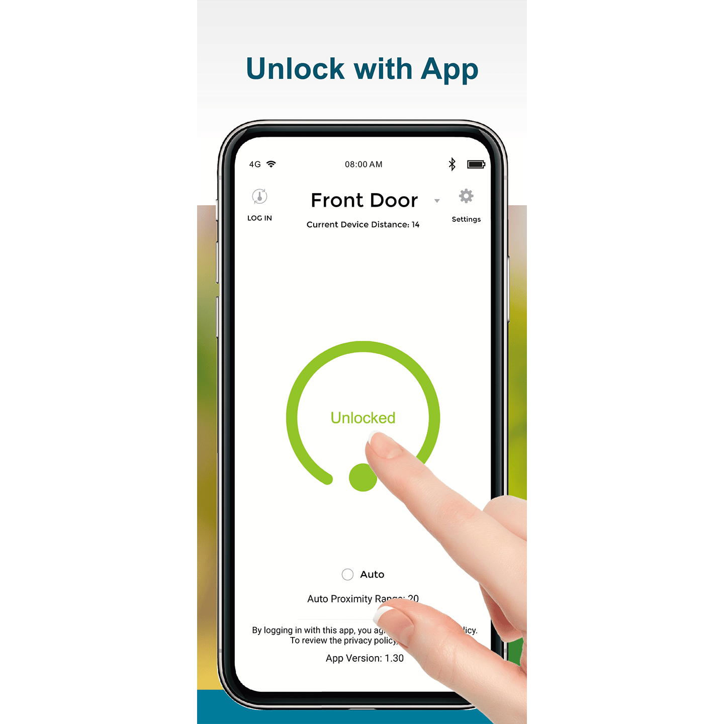 Bluetooth Access Controller – Post-Mount Proximity Reader