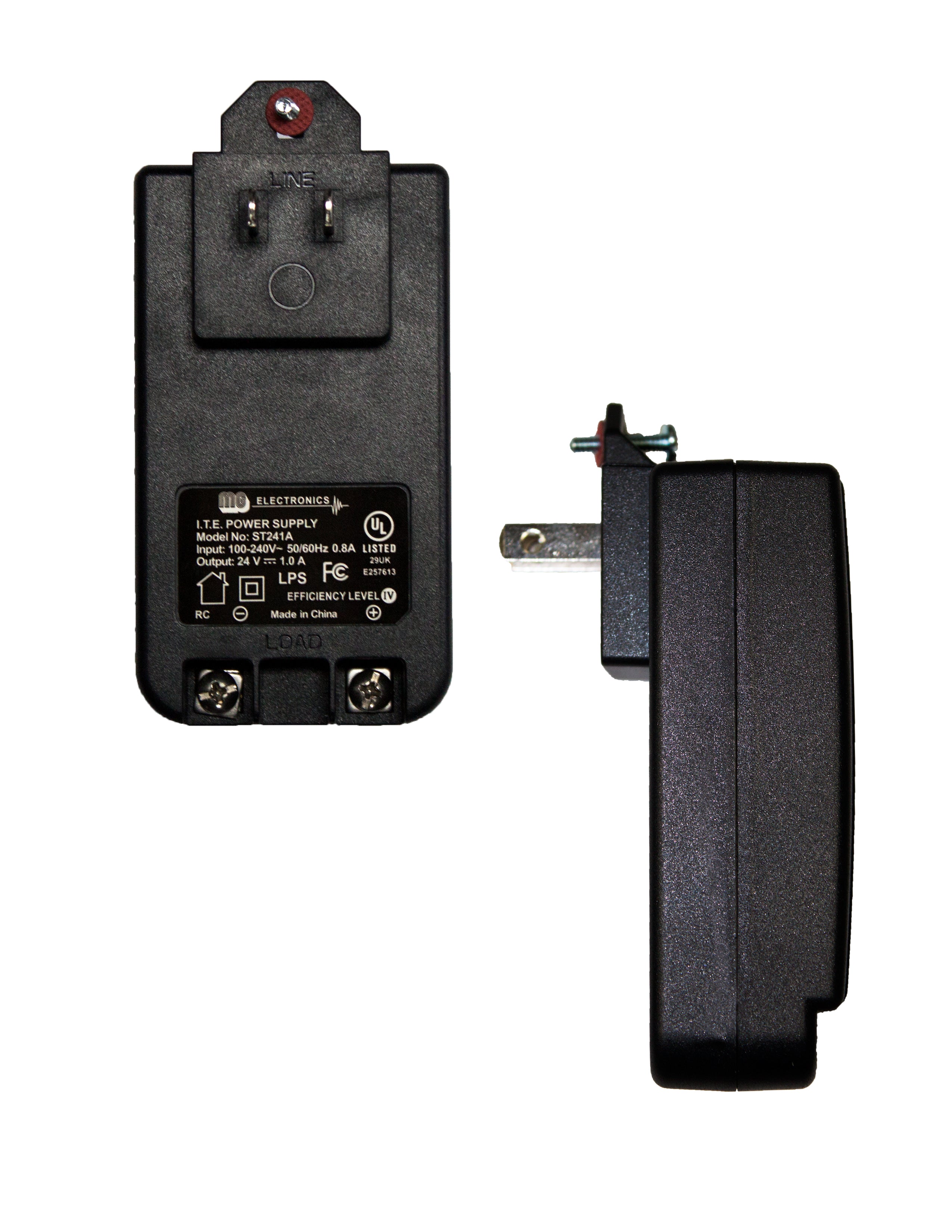 MG Electronics ST-241A 24VDC 1 Amp Power Supply with Screw Terminals