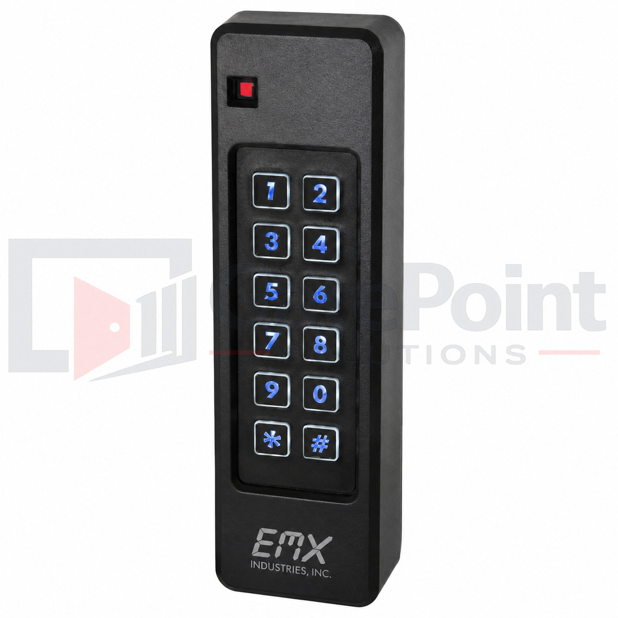 EMX TRES-100-P-620-HA 125 kHz Mullion Mount Proximity Reader & Keypad with HID®, AWID® & Farpointe Data® Compatibility