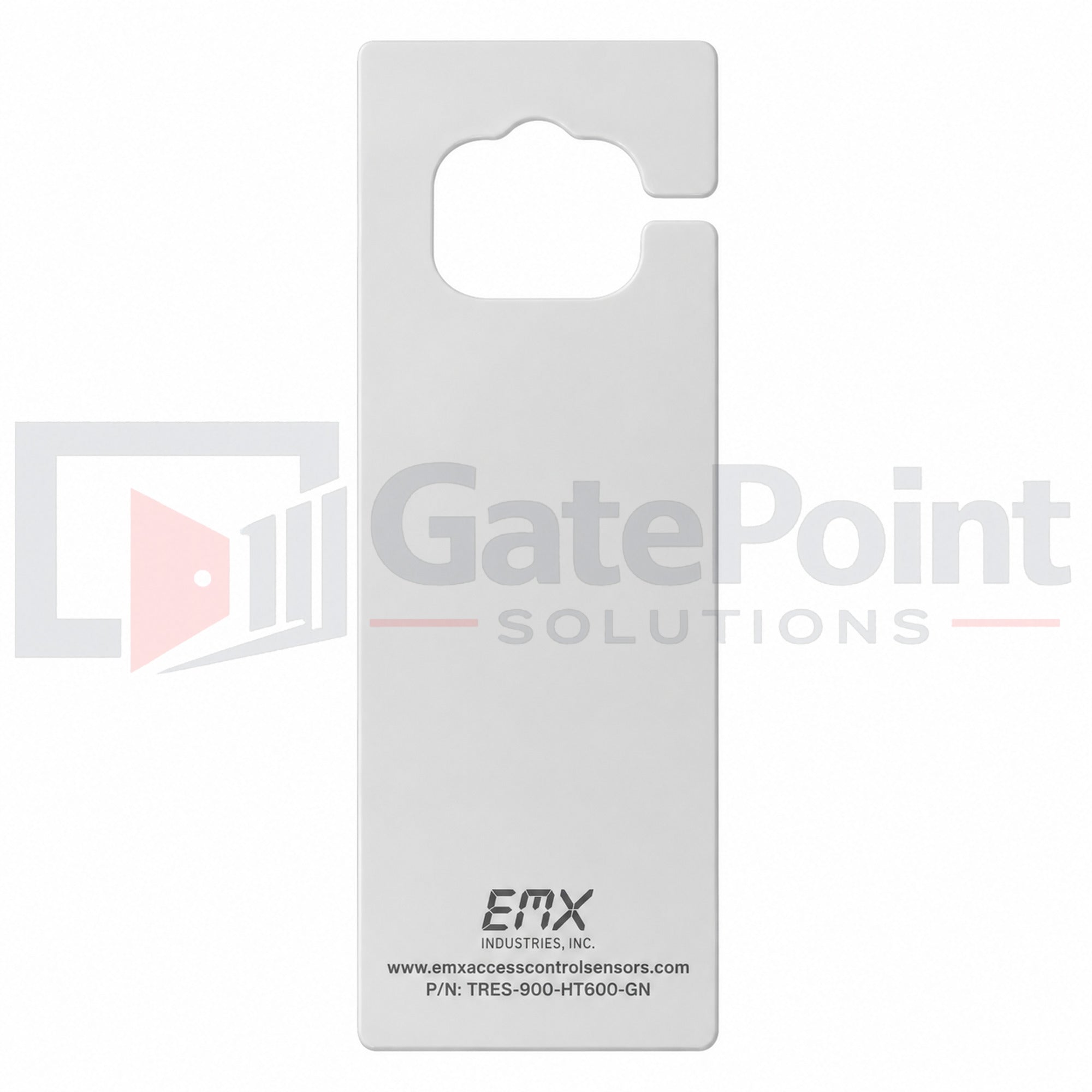 EMX UHF RFID Hang Tags – Plain White 2" x 6" (Pack of 50)