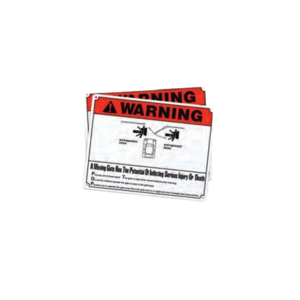 US Automatic 601020 Safety Sign Swing - For All US Automatic Swing Operators