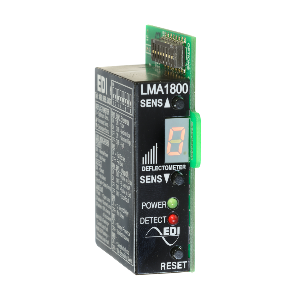EDI LMA-1800 Loop Detector with Deflectometer, 1 Channel, 2 Output, 10-30VDC or 14-26VAC