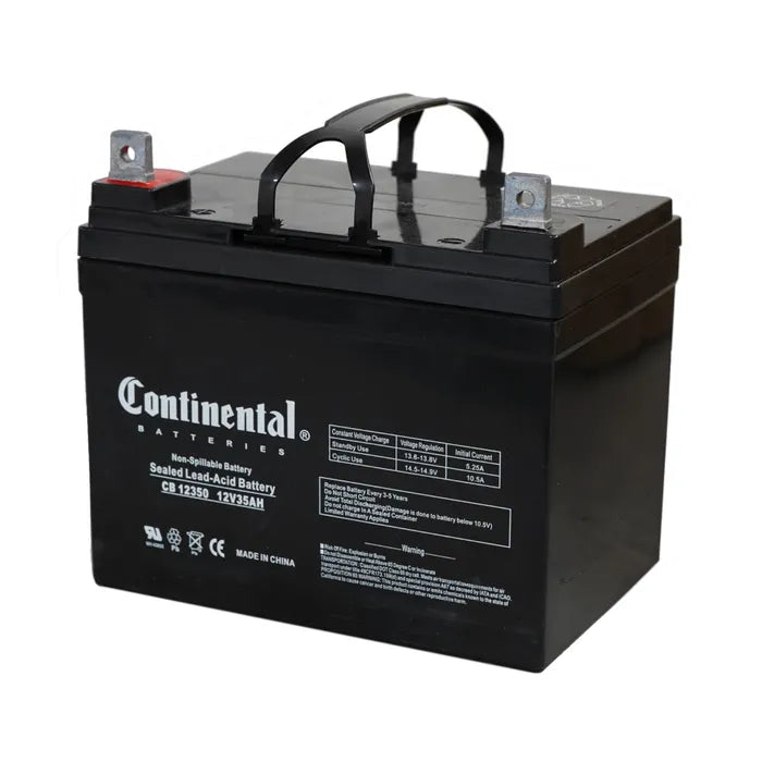 Continental 12 Volt 35 Amp SLA Battery Nut & Bolt