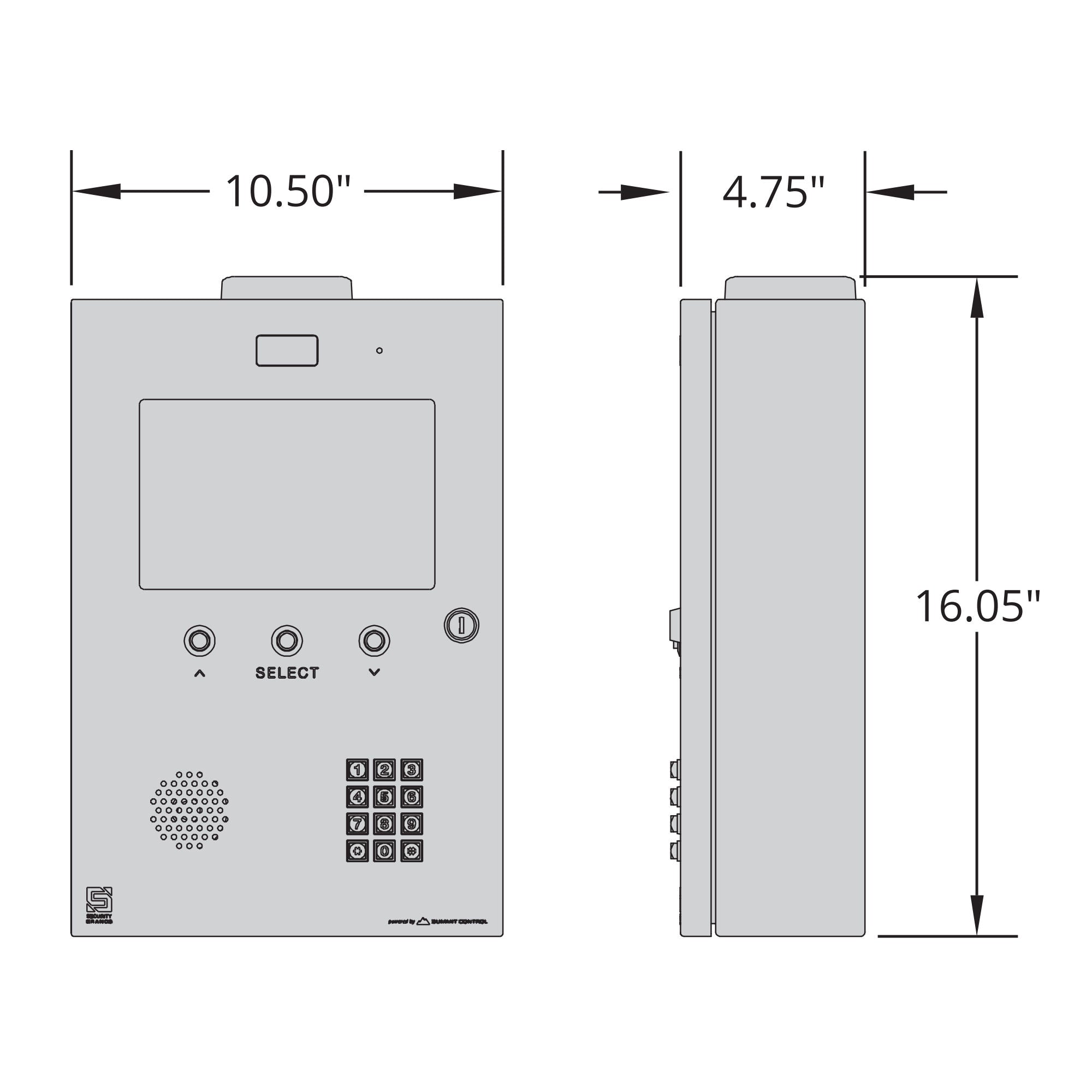 Security Brands 16-M8 Cellular Video Intercom Multi-Tenant