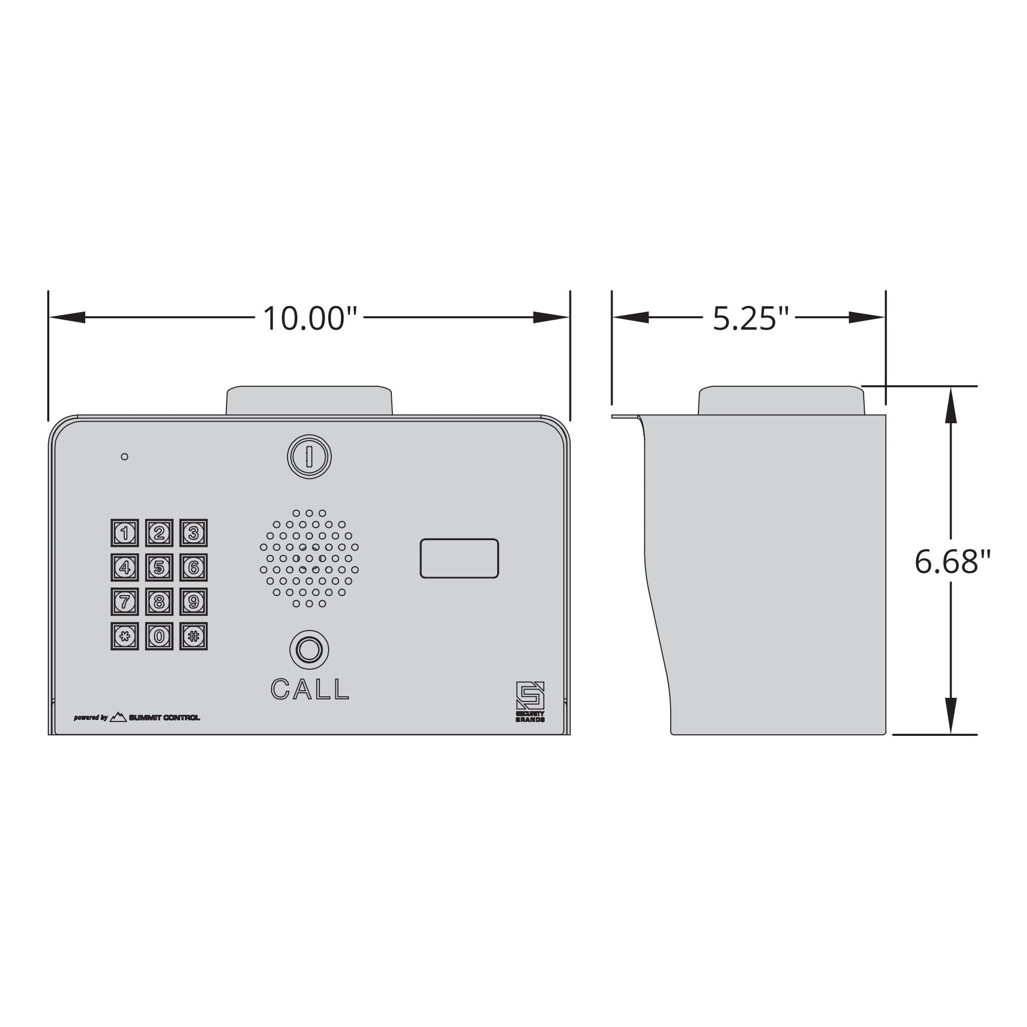 Security Brands 16-X1 Cellular Entry System With A Camera