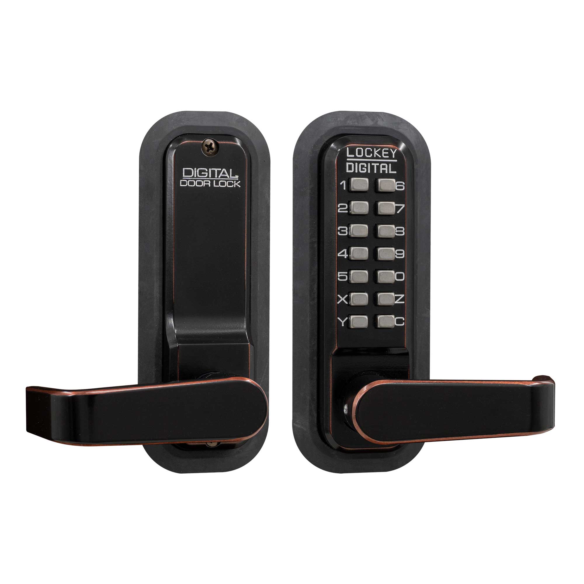 2835 Mechanical Keyless Lever Lock with Passage