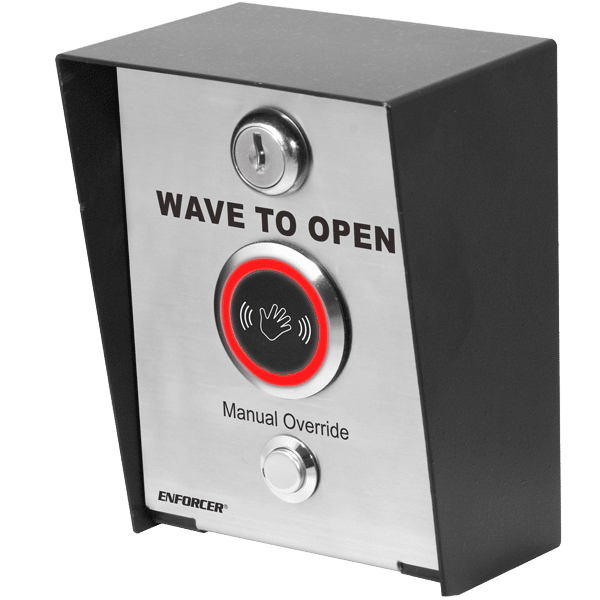 Post-Mount Wave-to-Open Sensor with Access Box