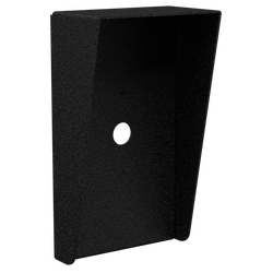 4.5x8 Steel Hood, HID 5365 Mullion Mount Reader