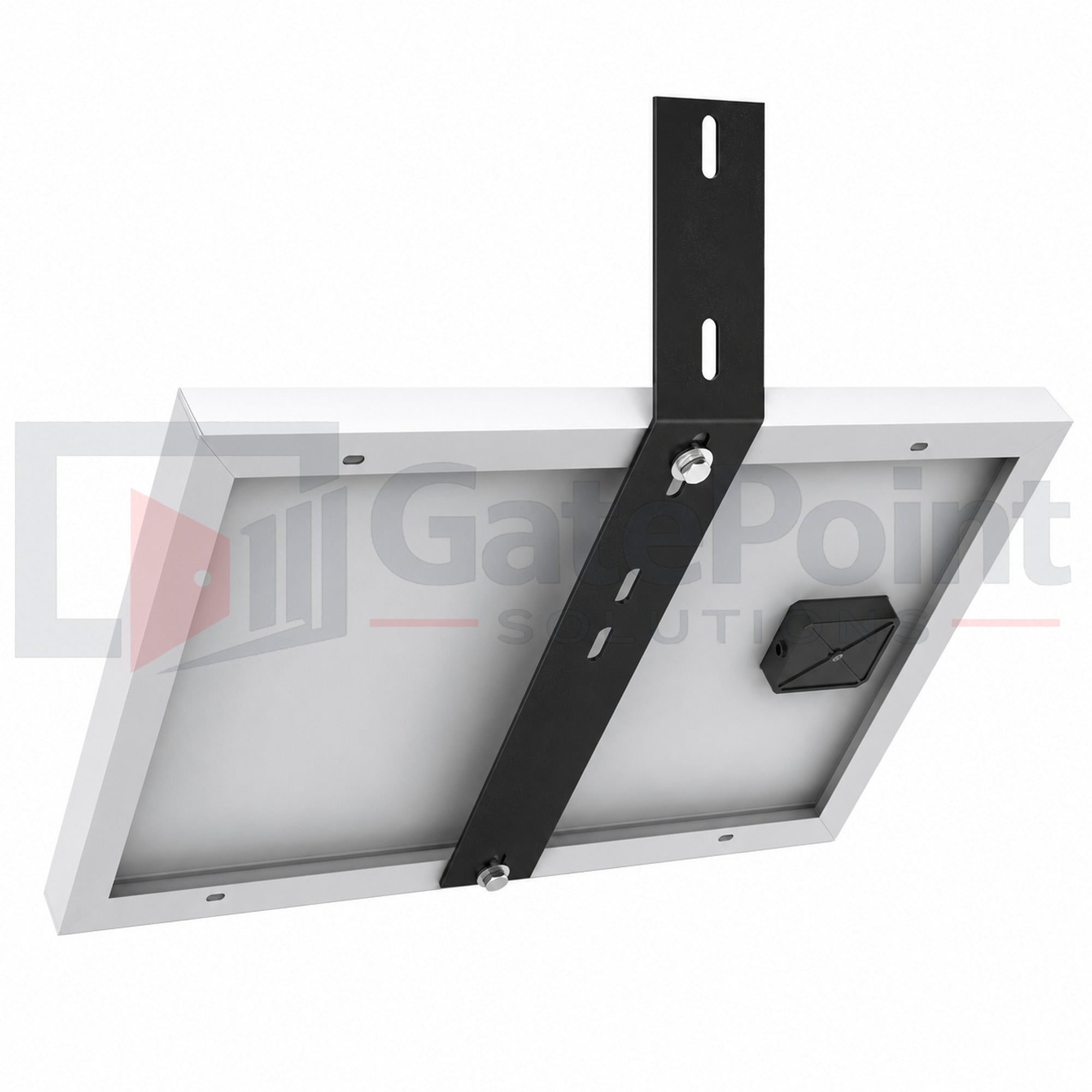SLD Tech 45 Degree Steel Fixed Tilt Mount Solar Panel Mounting Bracket for 50W Panels
