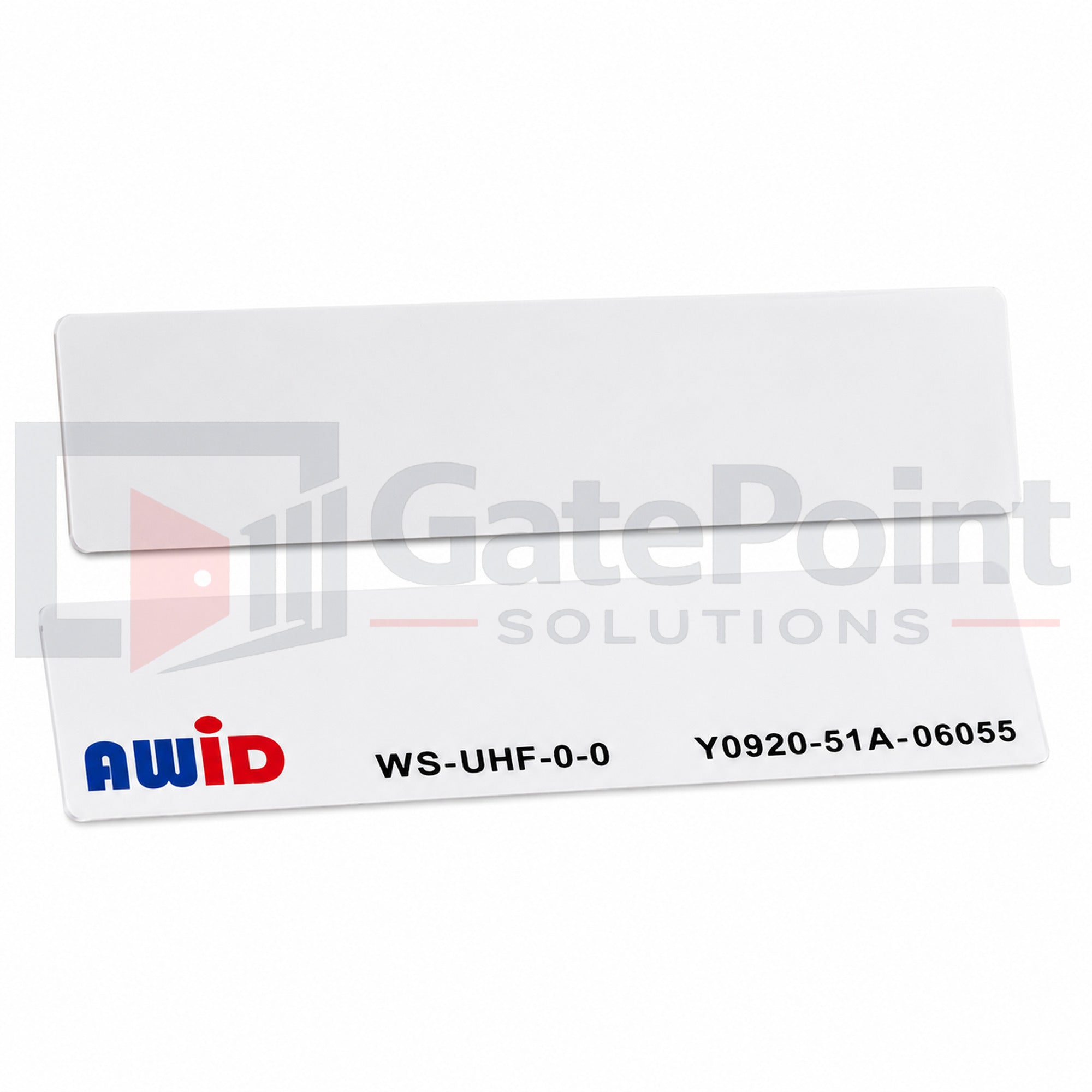 AWID WS-UHF-0-0 UHF Windshield Tag, Adhesive Mount for LR-Series Readers (Pack of 50)
