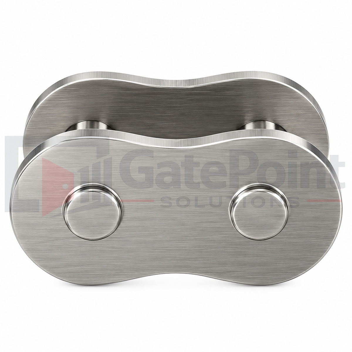All-O-Matic #50 Stainless Steel Connecting Link | Heavy-Duty Roller Chain Master Link for Sliding Gate Operators