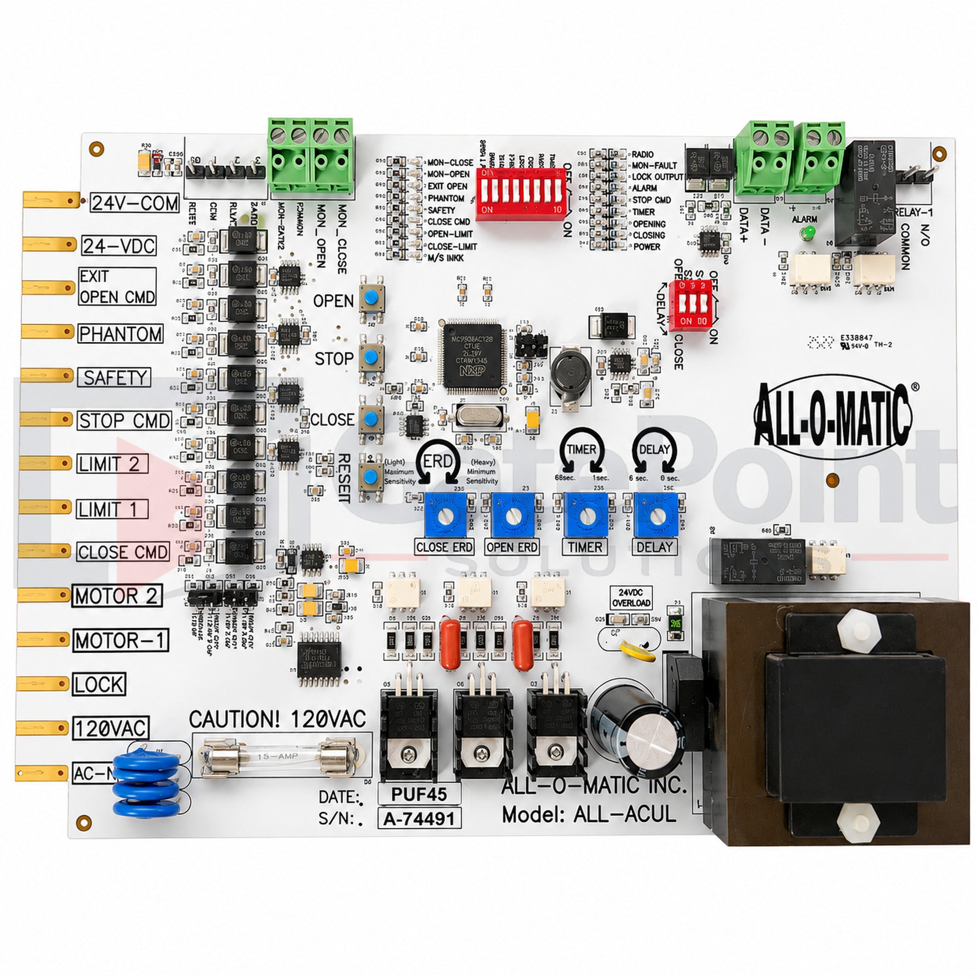 All-O-Matic ACPCB Control Board for Pre-UL AC Gate Operators
