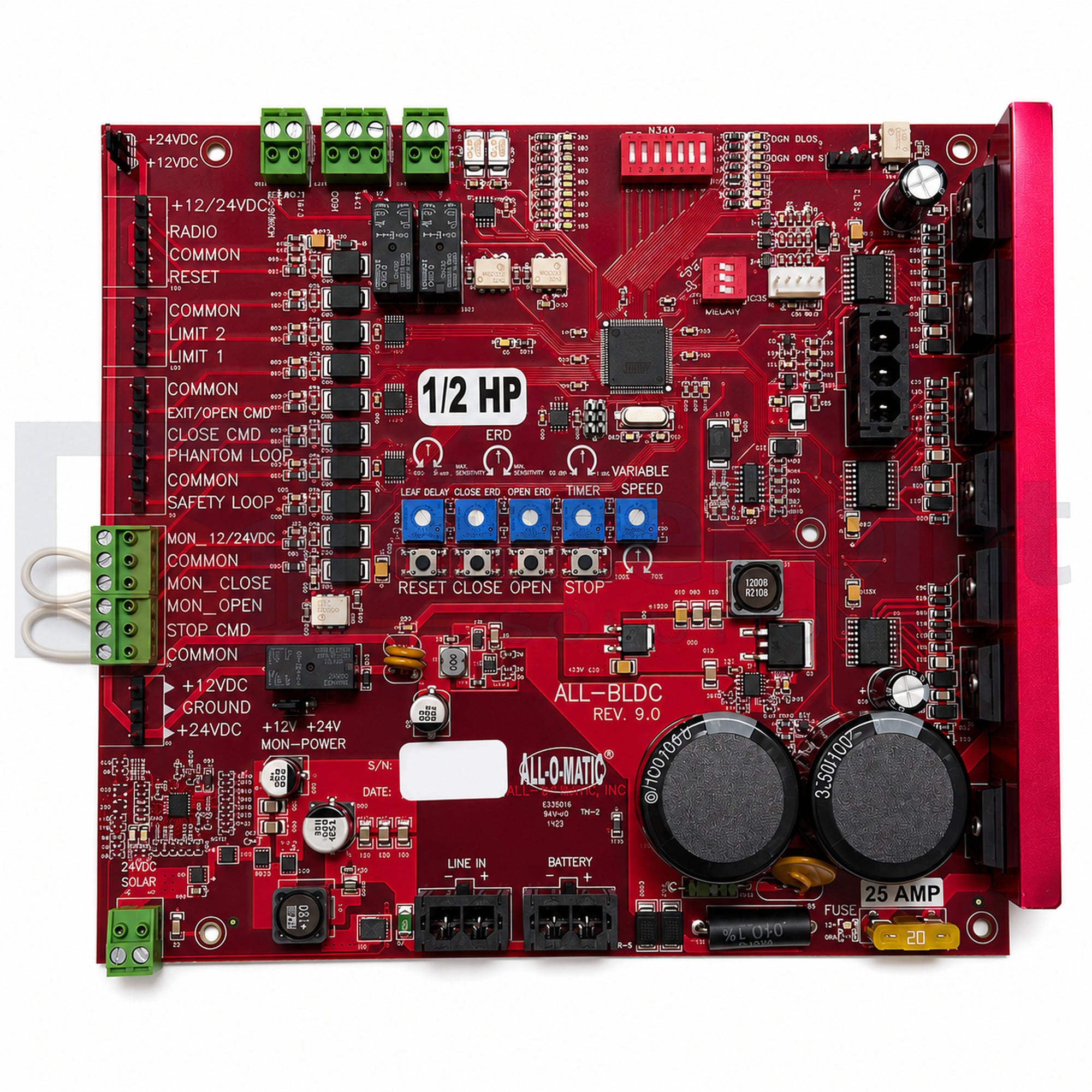 All-O-Matic BLDC-ULPCB Control Board for 1/2HP DC Operators