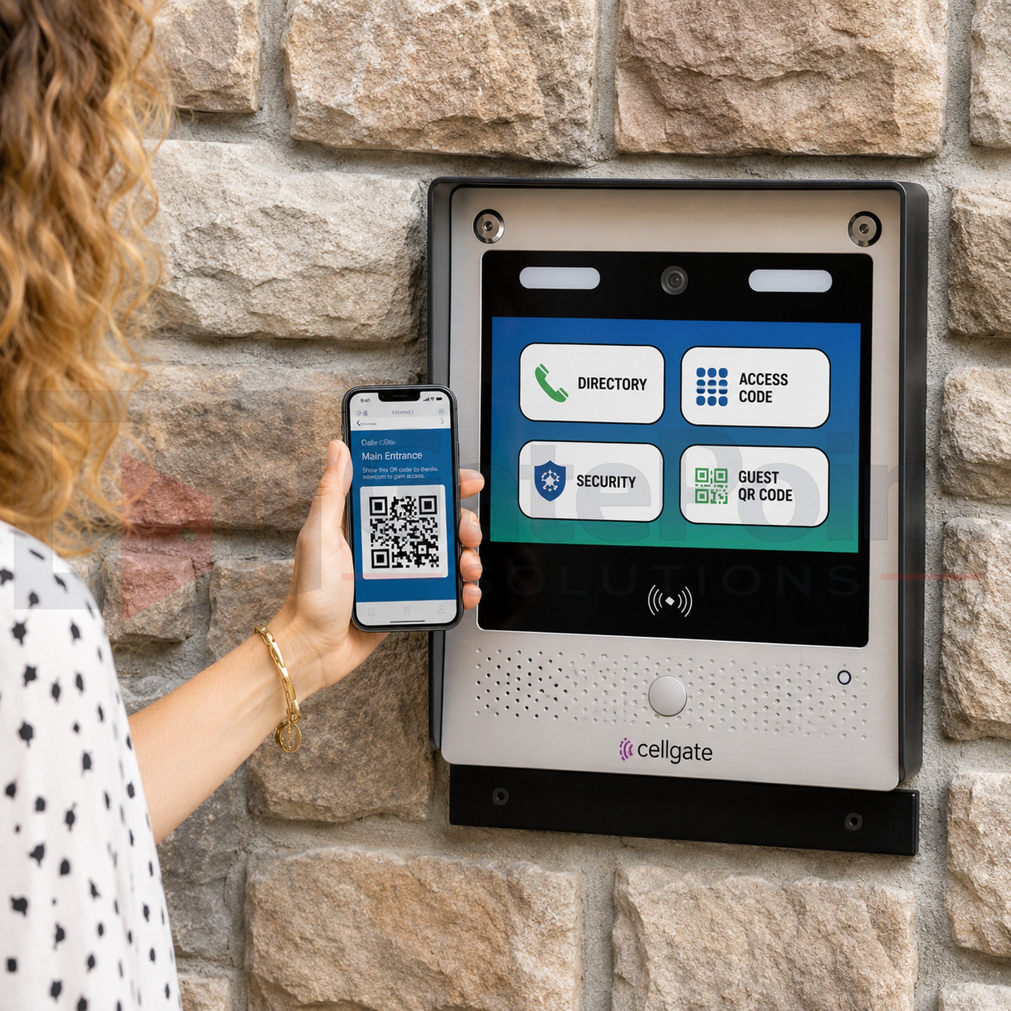 CellGate Watchman WXL2 Pedestal-Mount Multi-Family Video Intercom – VPN Internet Required