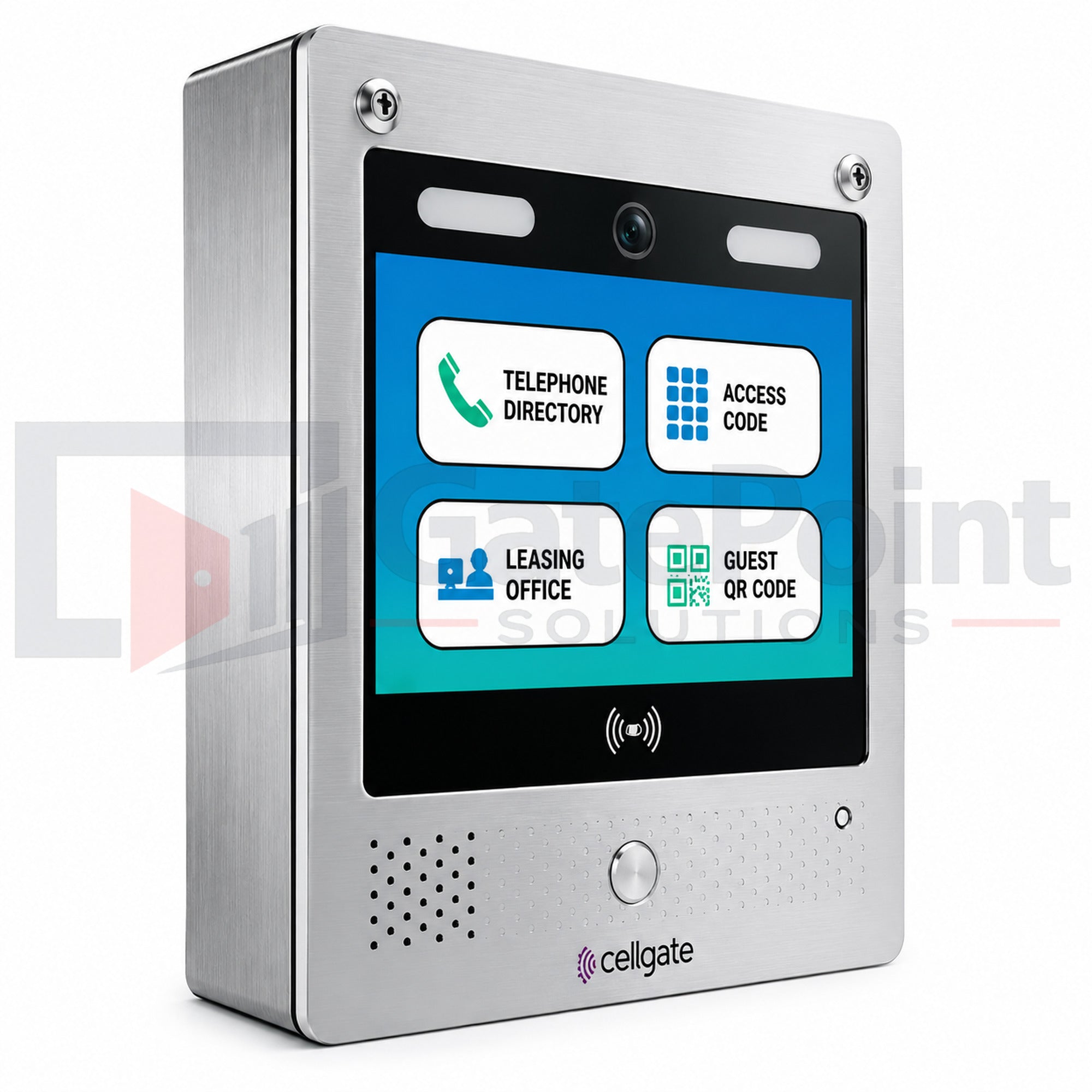CellGate Watchman WXL Surface-Mount Multi-Family Video Intercom – RJ45 Internet Required