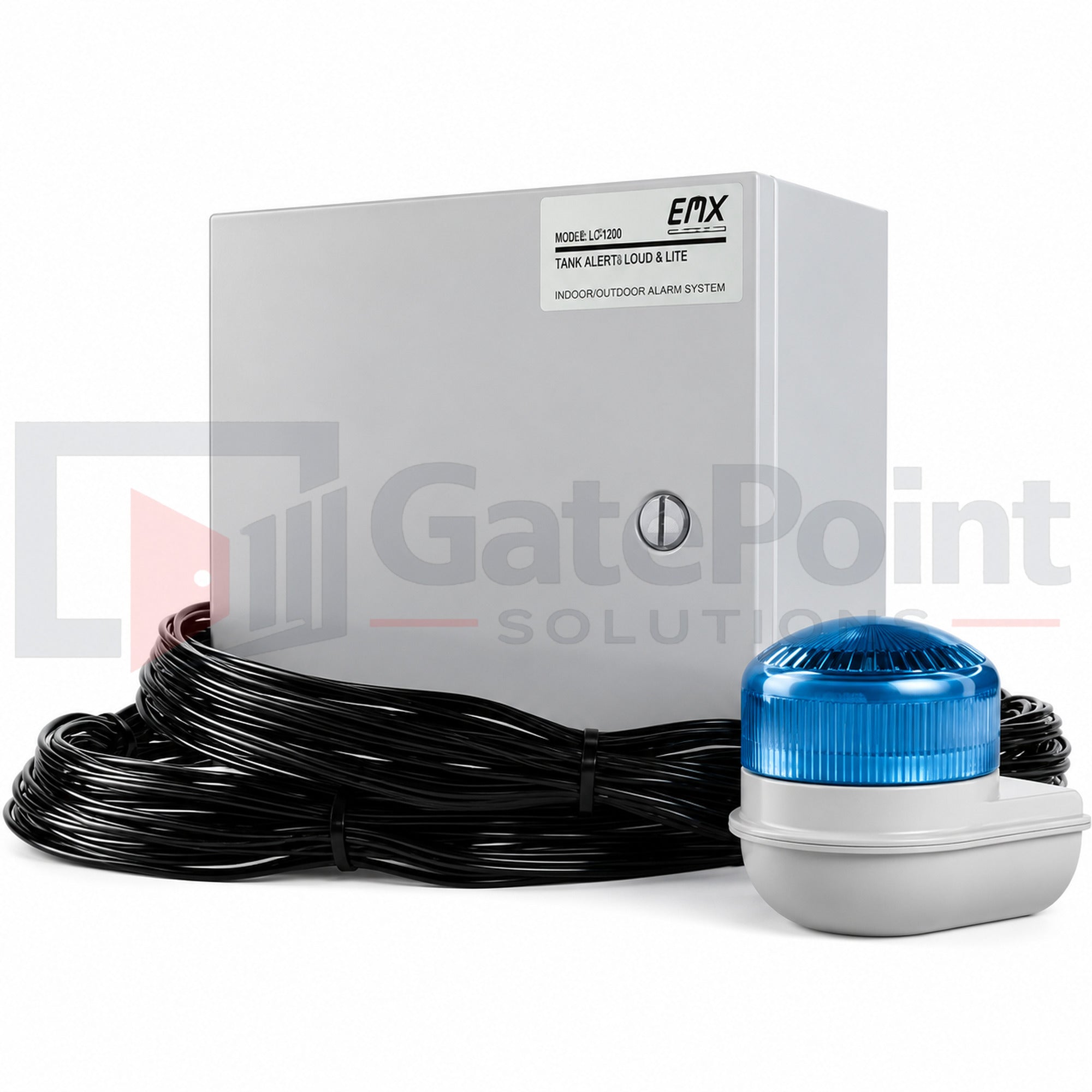 EMX DAK-2ULTMVP Dual-Zone Drive-Thru Alert Kit with (2) ULT-MVP Loop Detectors, LED Chime/Strobe & Pre-Wired Enclosure