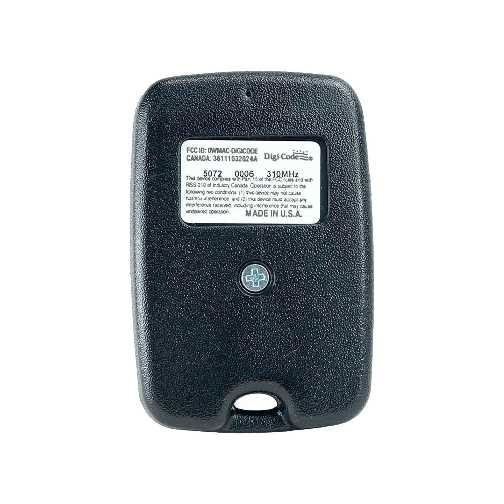 Digi-Code DC-5072 Keychain Remote Control (310Mhz)