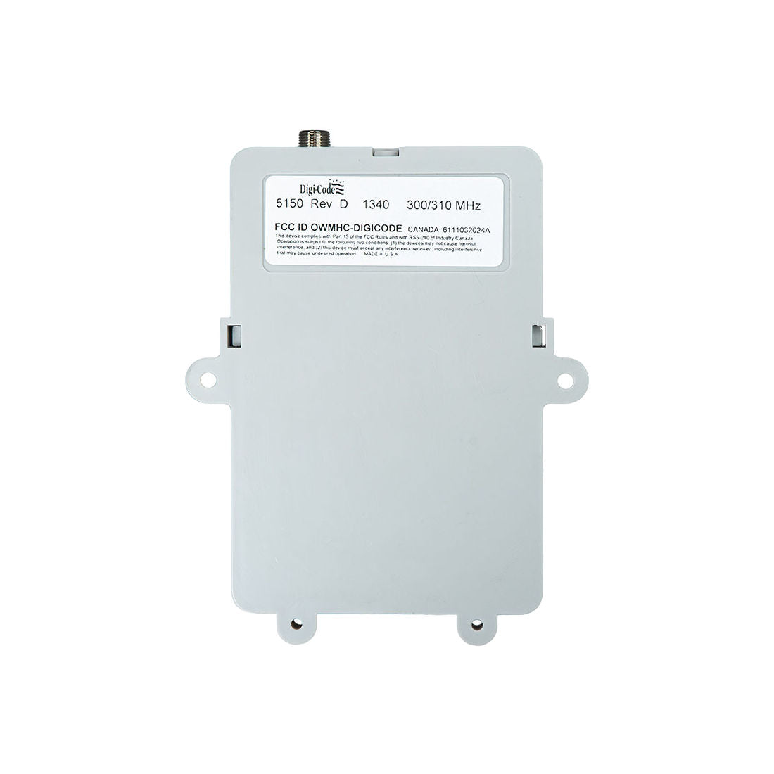 Digi-Code DC-5150 Dual-Frequency Receiver (300/310 MHz)