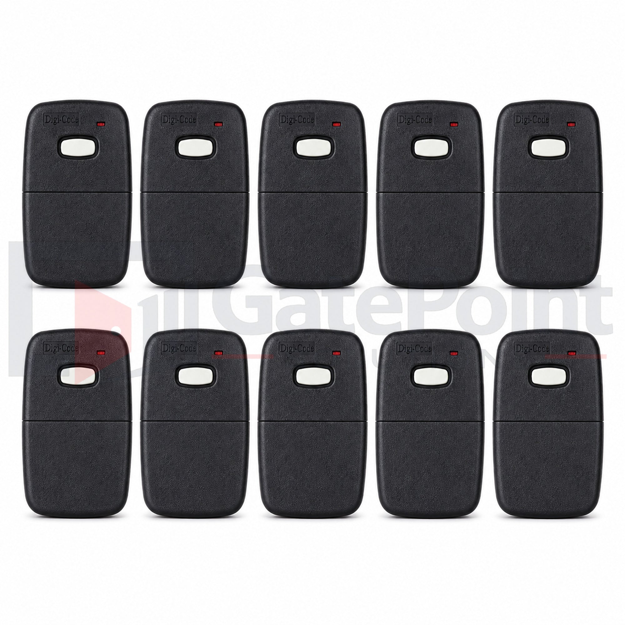 Digi-Code DC-5012 310MHz 1 Button Visor Remote Control Multi-Code\Stanley Black (Pack of 10)
